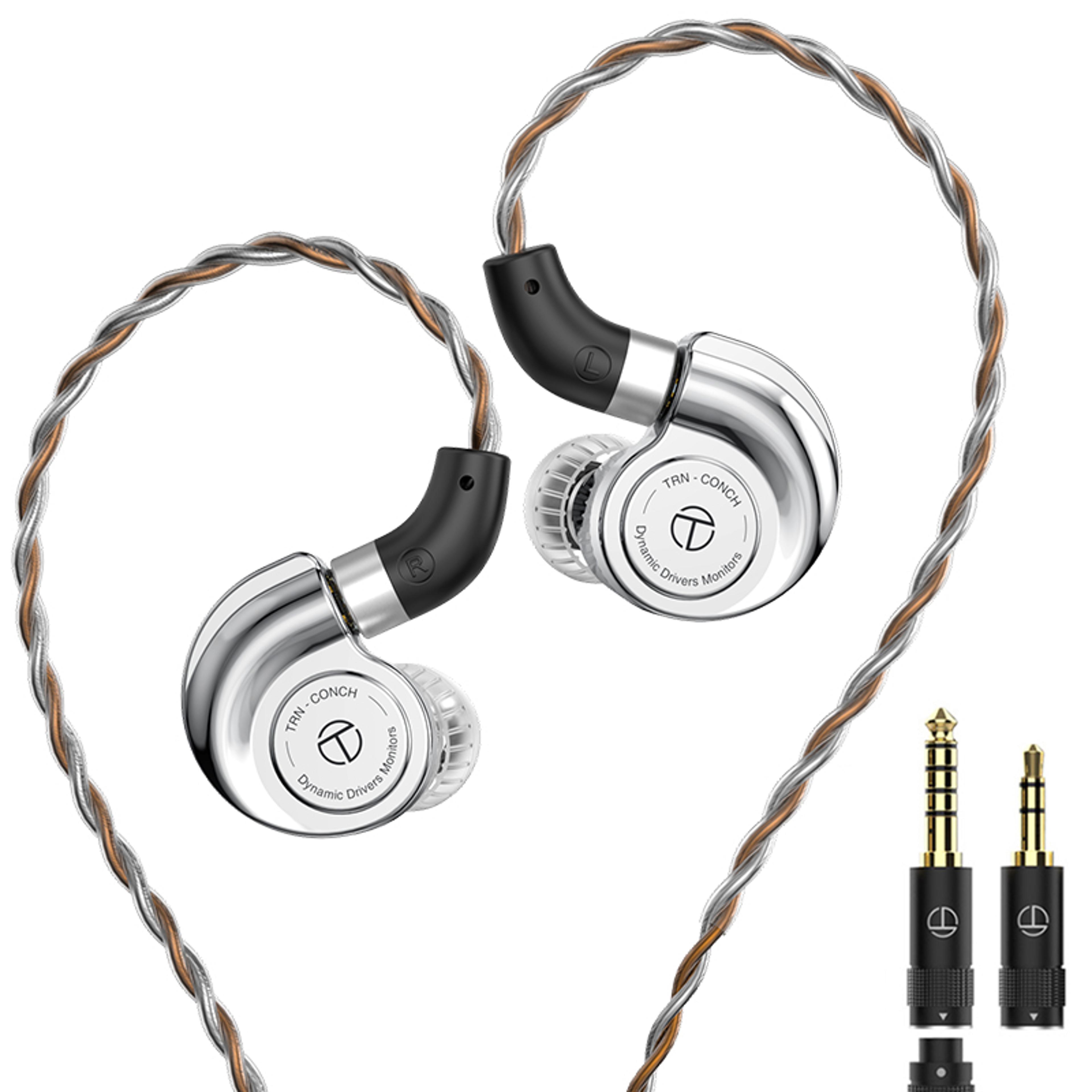 TRN Conch HiFi In Ear Monitors With DLC Dynamic Driver  Custom Tuning Filters 6