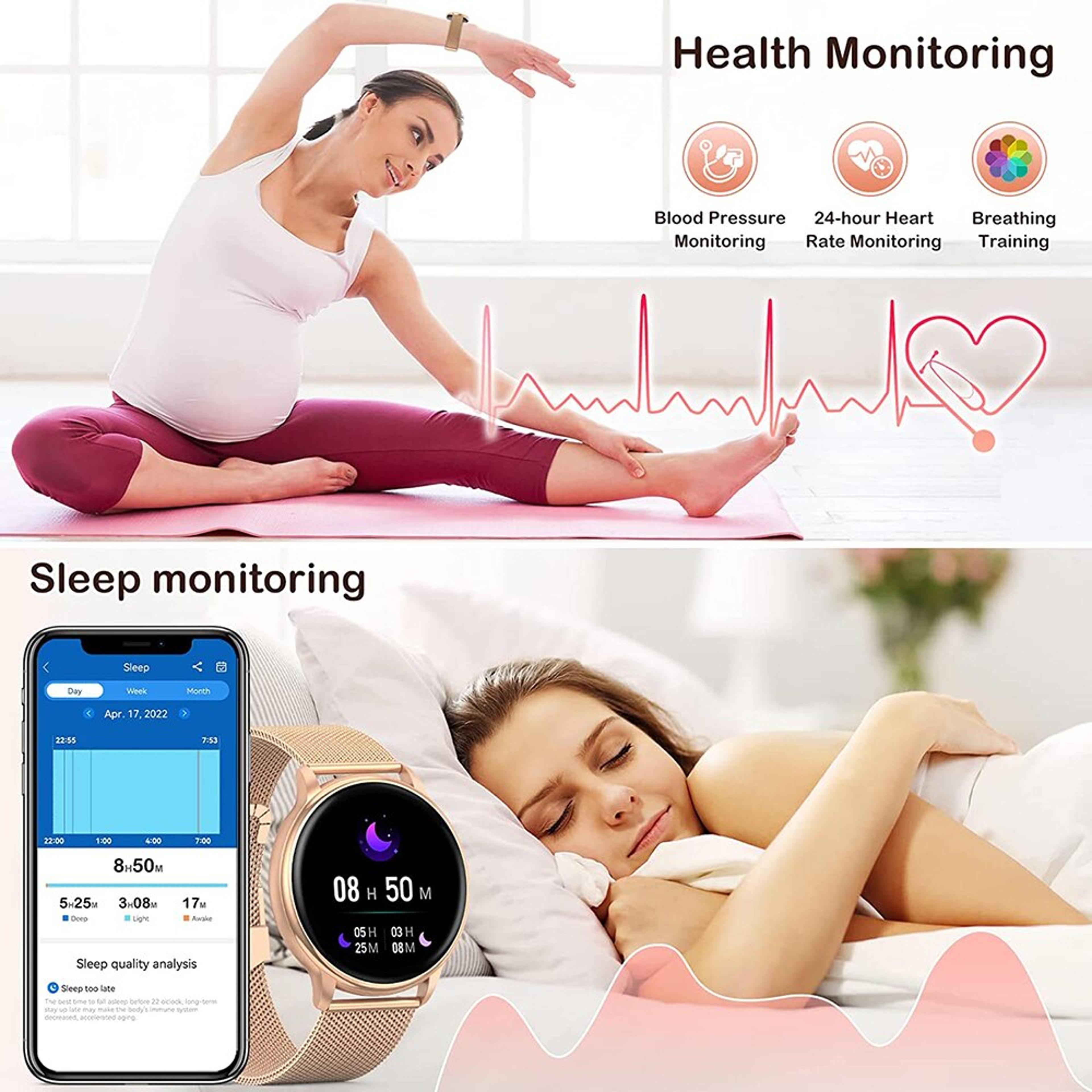 PulseConnect Pro Bluetooth Calling Smartwatch  Fitness Tracker For Android IOS 1