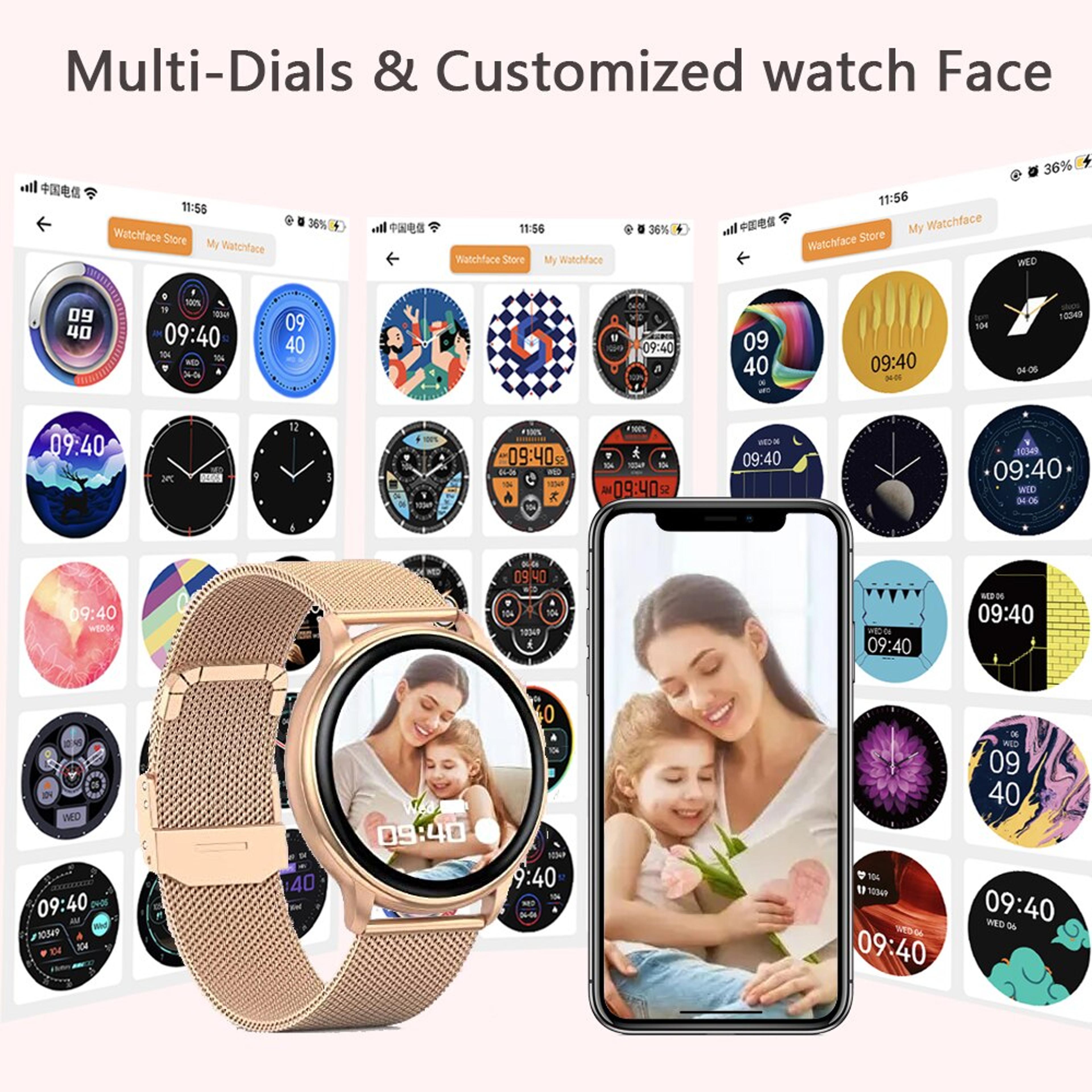 PulseConnect Pro Bluetooth Calling Smartwatch  Fitness Tracker For Android IOS 3