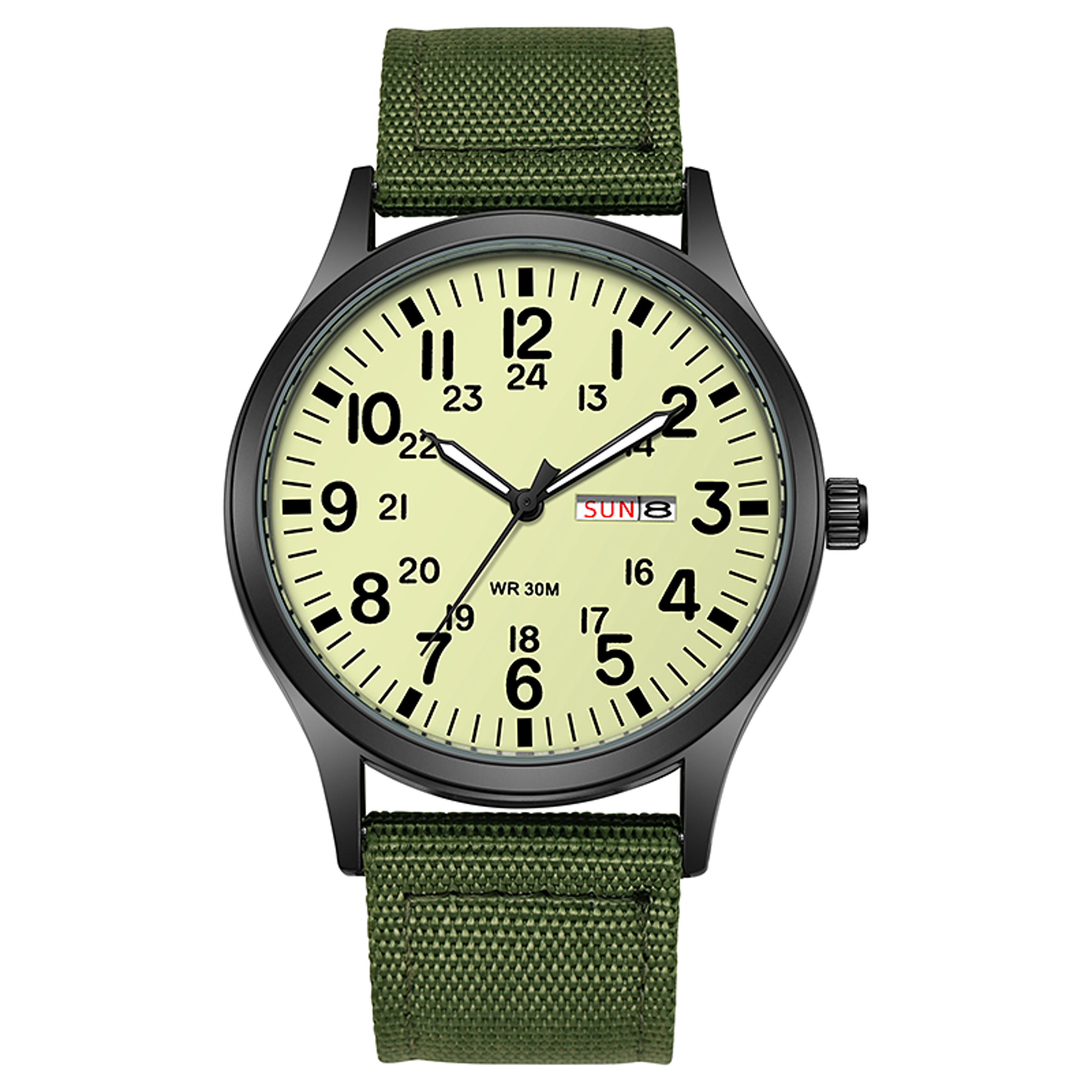 Ranger Field Watch With Quartz Watch Movement  Durable Nylon Strap Watch 6