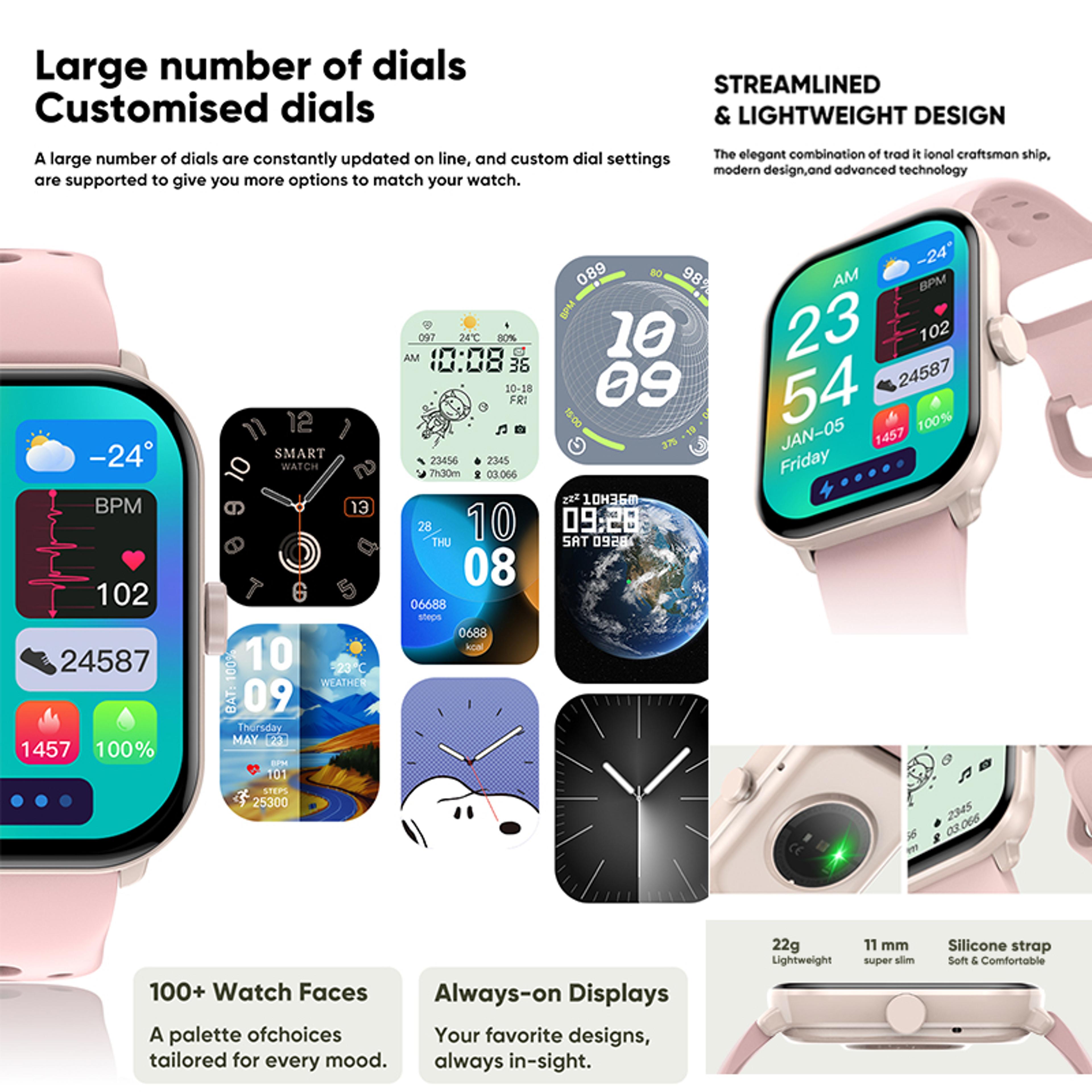 ActivePulse Pro Smart Watch With AMOLED Display GPS Tracking  Bluetooth Calling 5