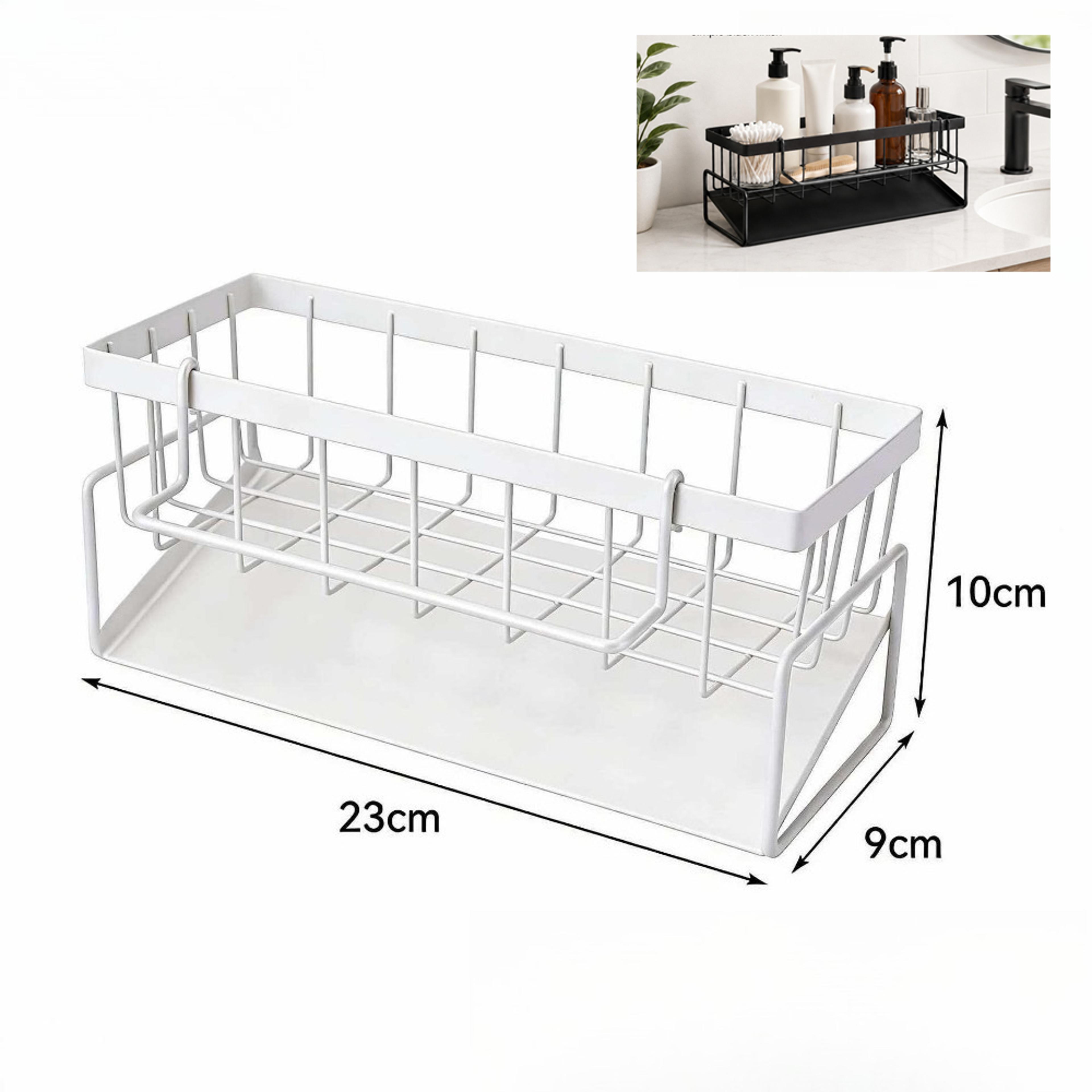Flexible Kitchen Sink Sponge Holder Faucet Organizer With Soap Drain Rack  Towel Storage 9