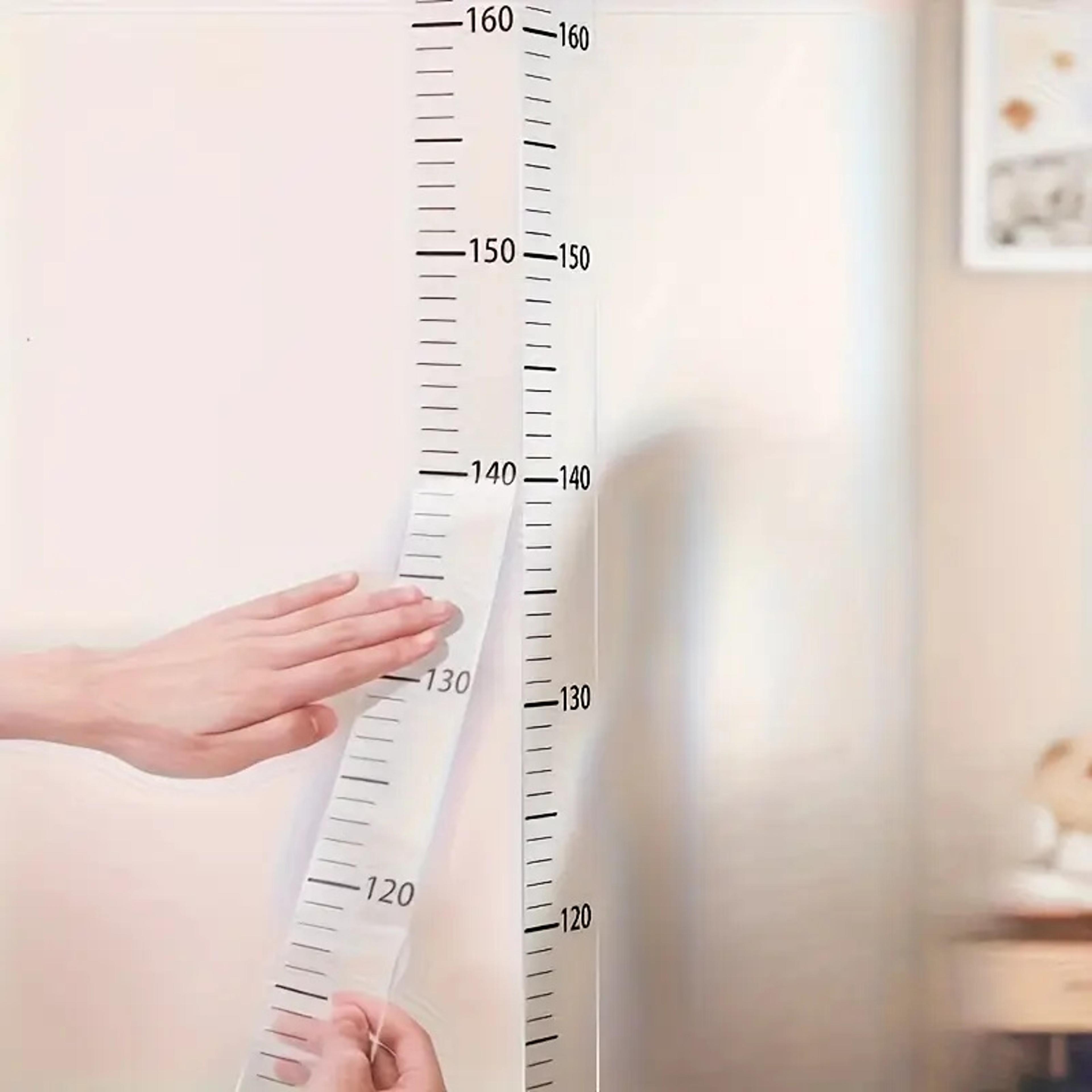 Kids Height Growth Chart Wall Sticker Removable Height Chart Measuring Ruler For Children 1