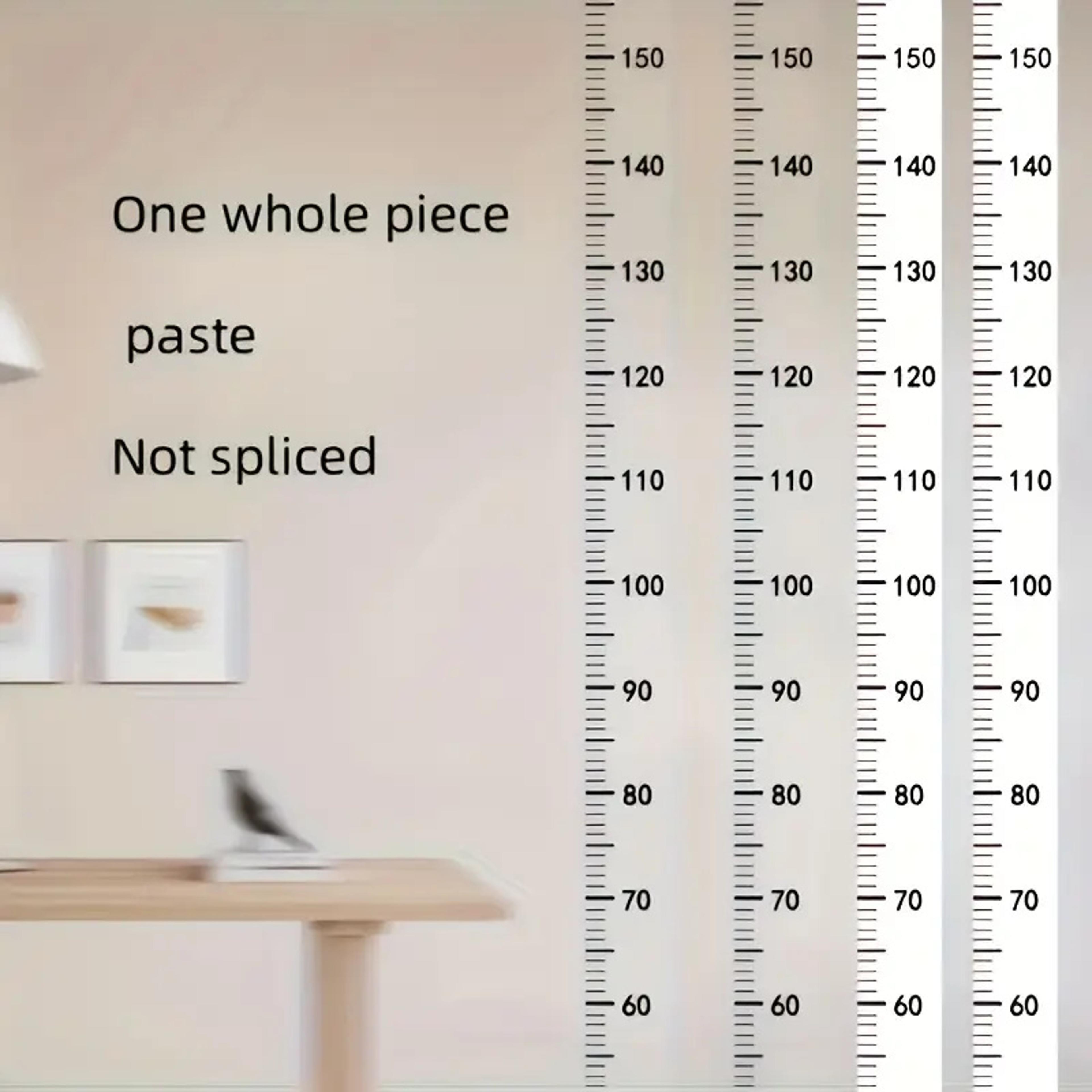 Kids Height Growth Chart Wall Sticker Removable Height Chart Measuring Ruler For Children 2