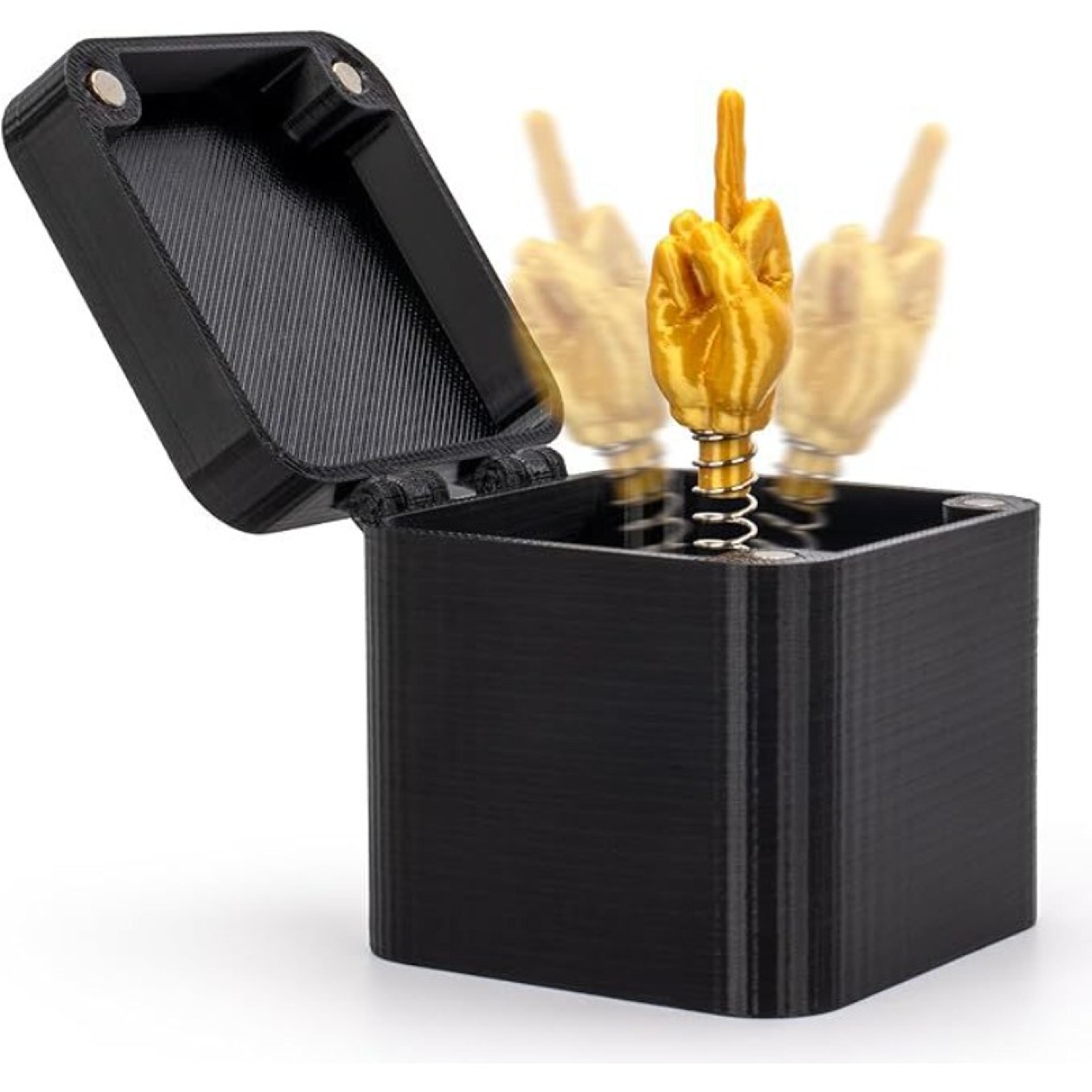 Funny Middle Finger Gift Box Pop Up Prank Box For Desk Decor And Gag Gifts 0
