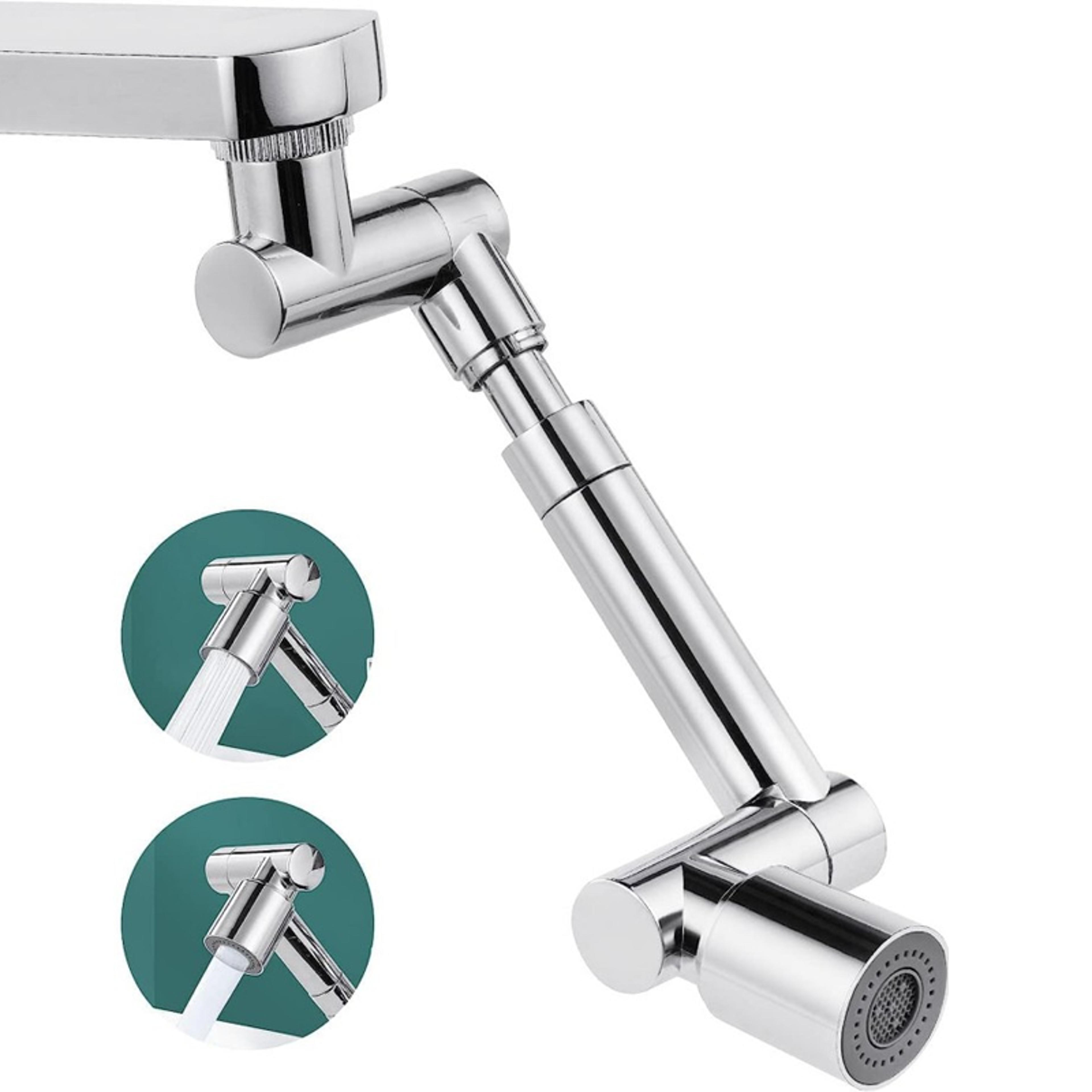 Rotating Faucet Extender With Dual Spray Mode Universal Sink Aerator 7