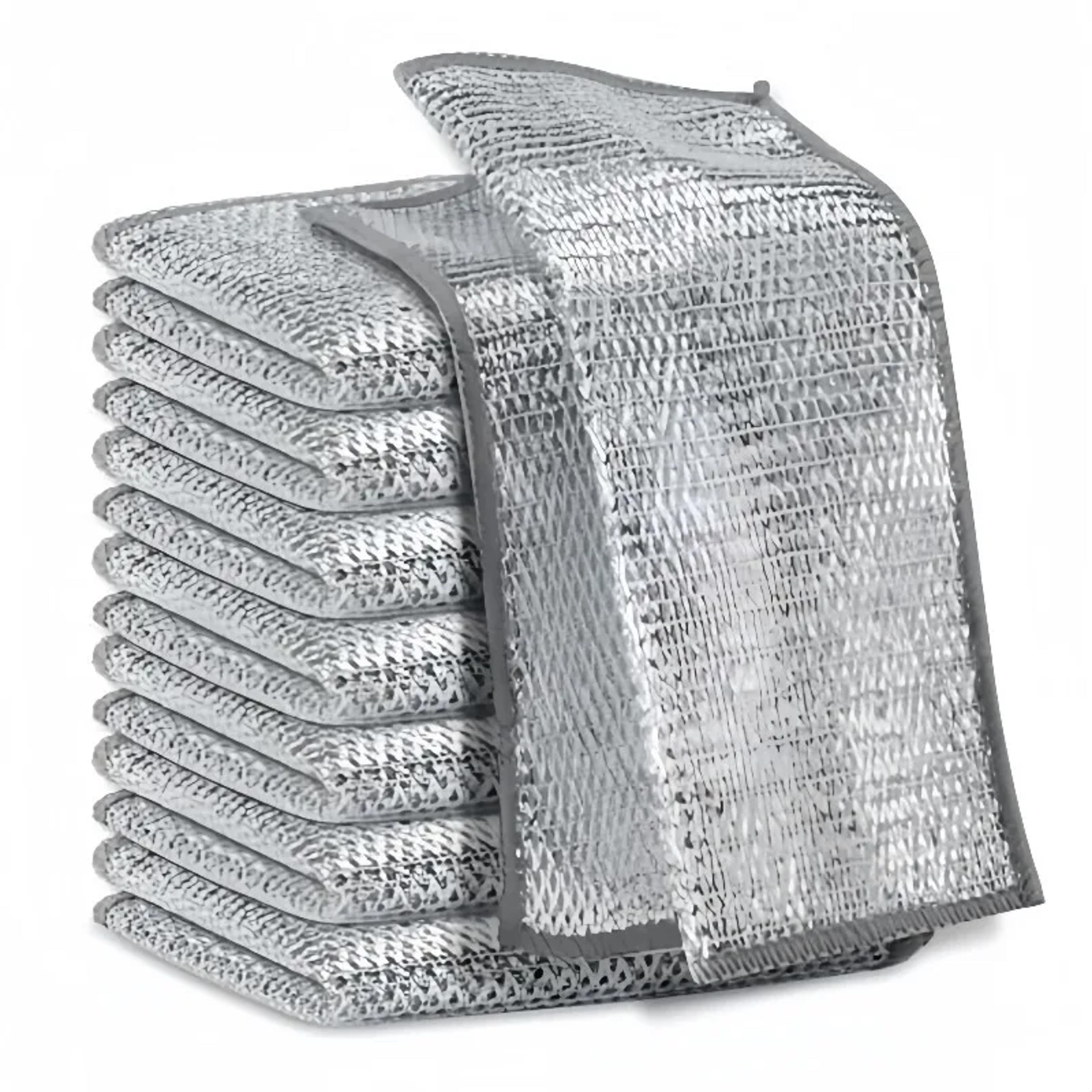 Steel Wire Cleaning Cloth Non Scratch Microfiber Kitchen Cleaning Towel 1