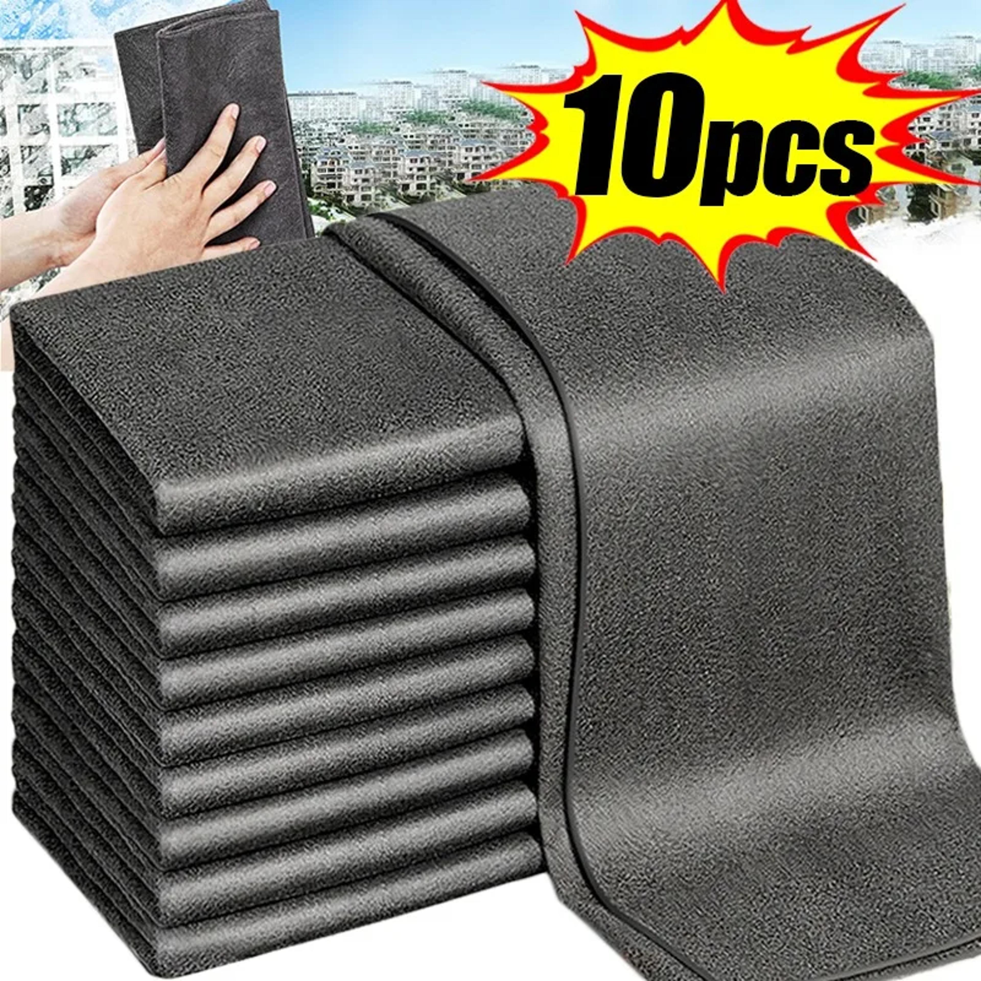 Magic Microfiber Cleaning Cloth For Streak Free Glass Kitchen  Car Cleaning 0