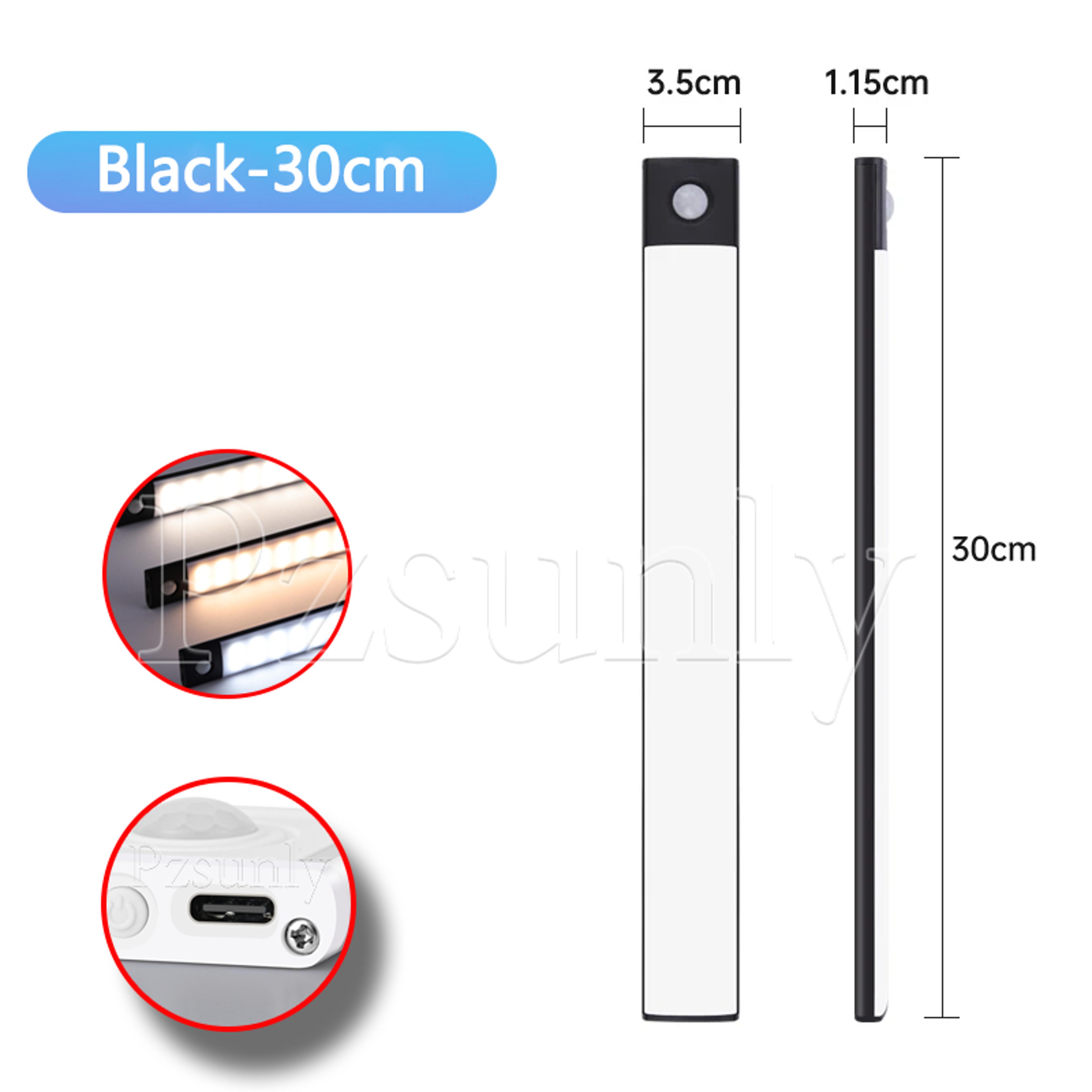 Smart Motion Sensor Light USB Rechargeable LED Cabinet Light For Kitchen Closet  Wardrobe 10