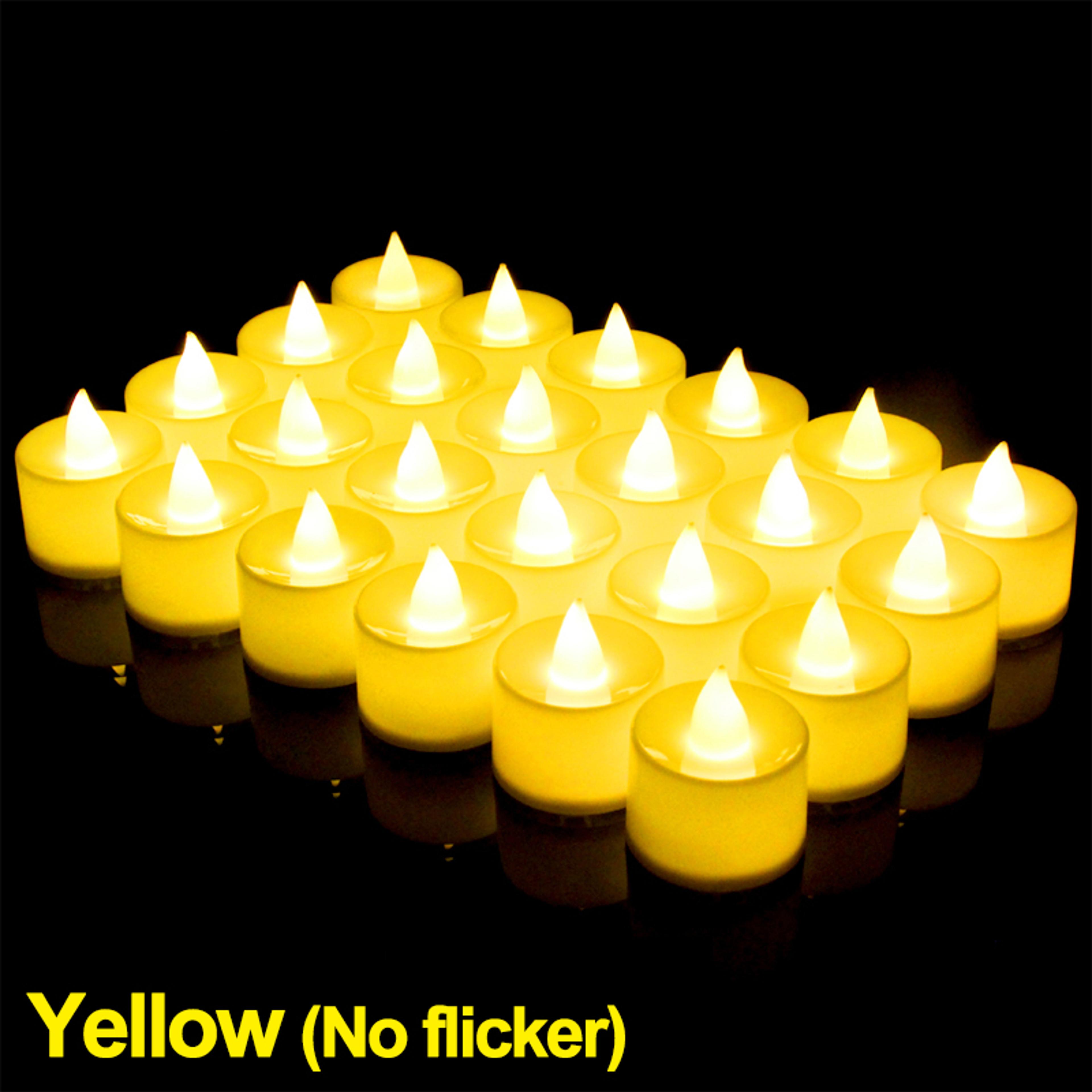 Flameless LED Candles Battery Operated Tea Lights For Wedding Party  Home Decor 6