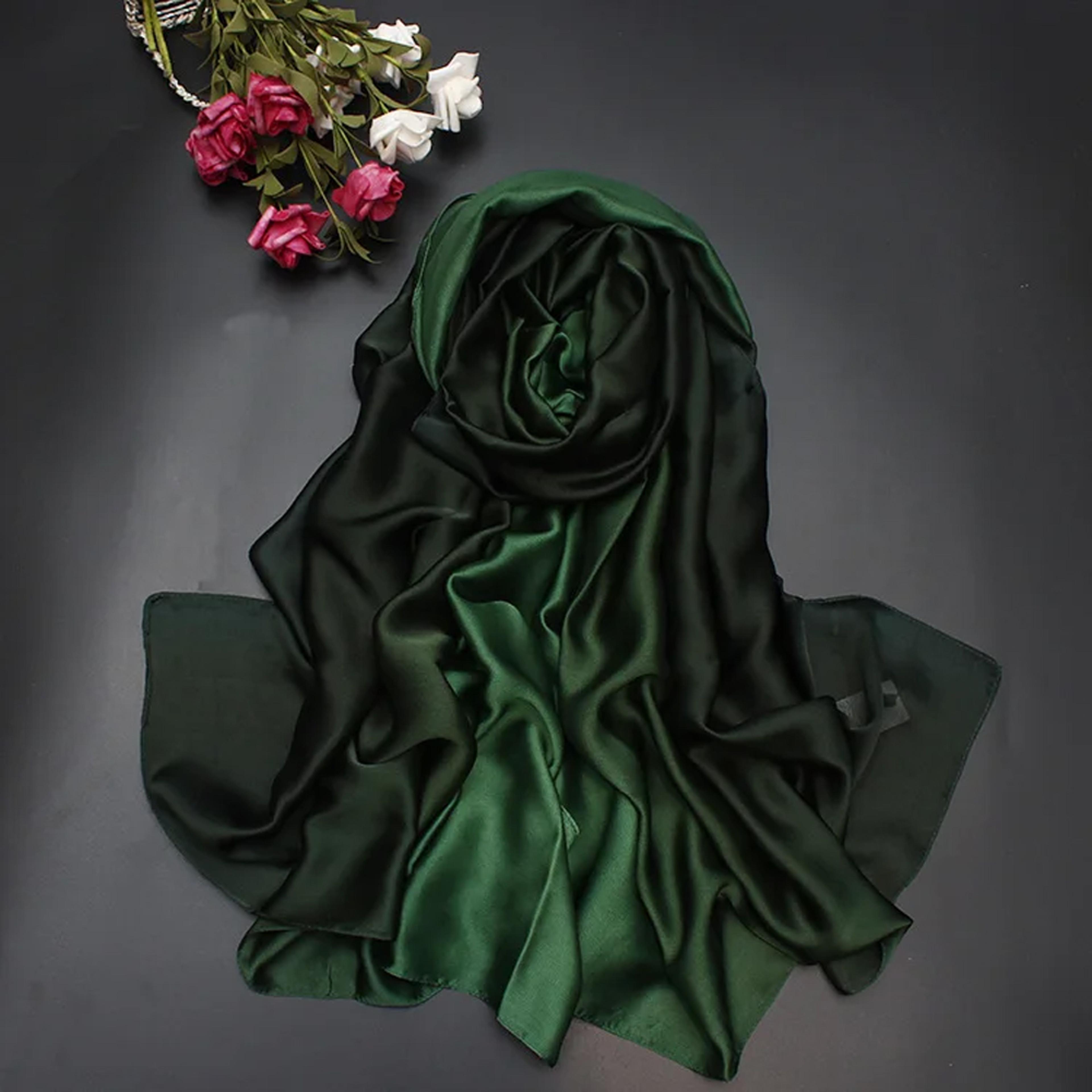 Luxury Chiffon Scarf Gradient Beach Shawl Lightweight Summer Wrap For Women 4