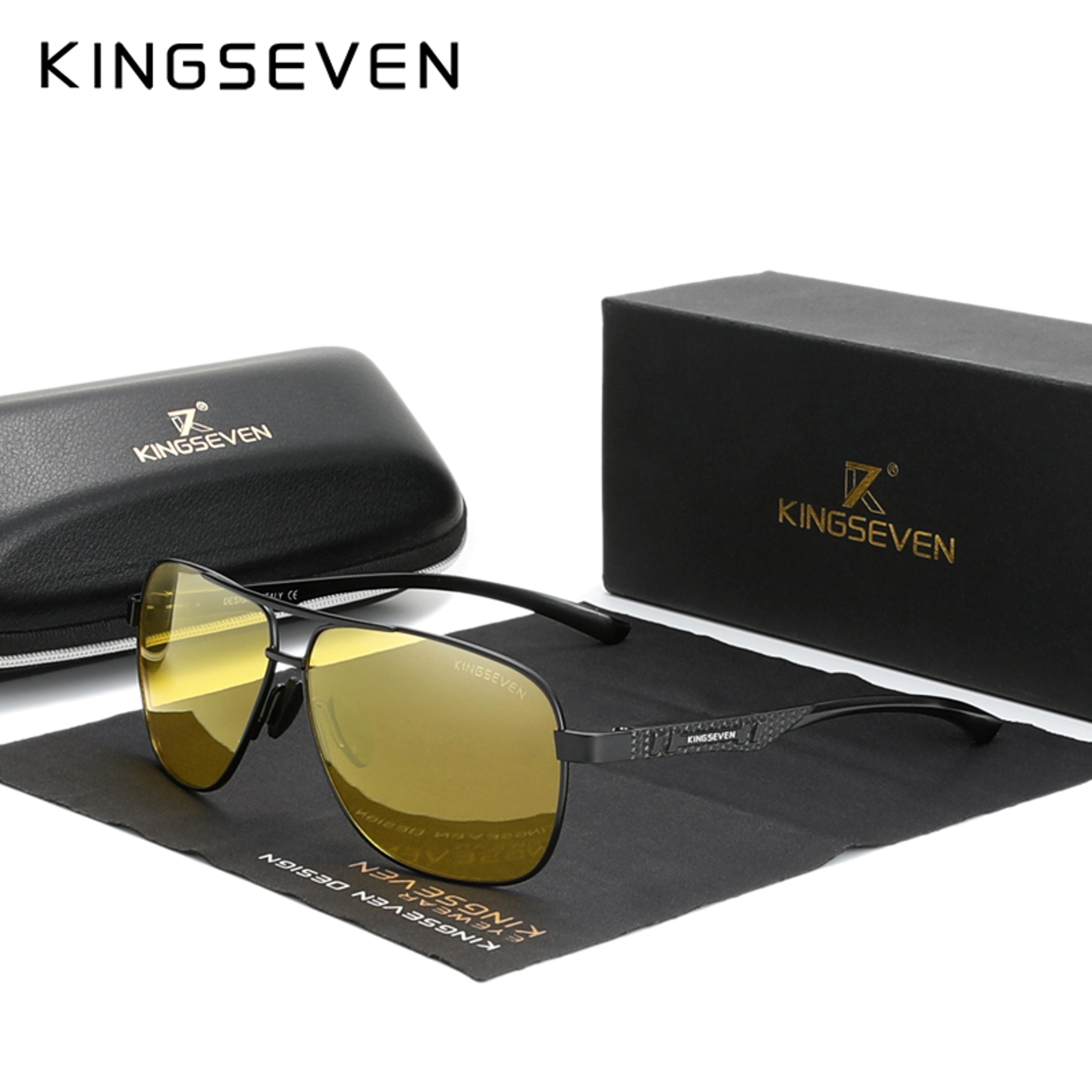 KINGSEVEN Polarized Sunglasses Photochromic Pilot Aluminum Frame Eyewear 1