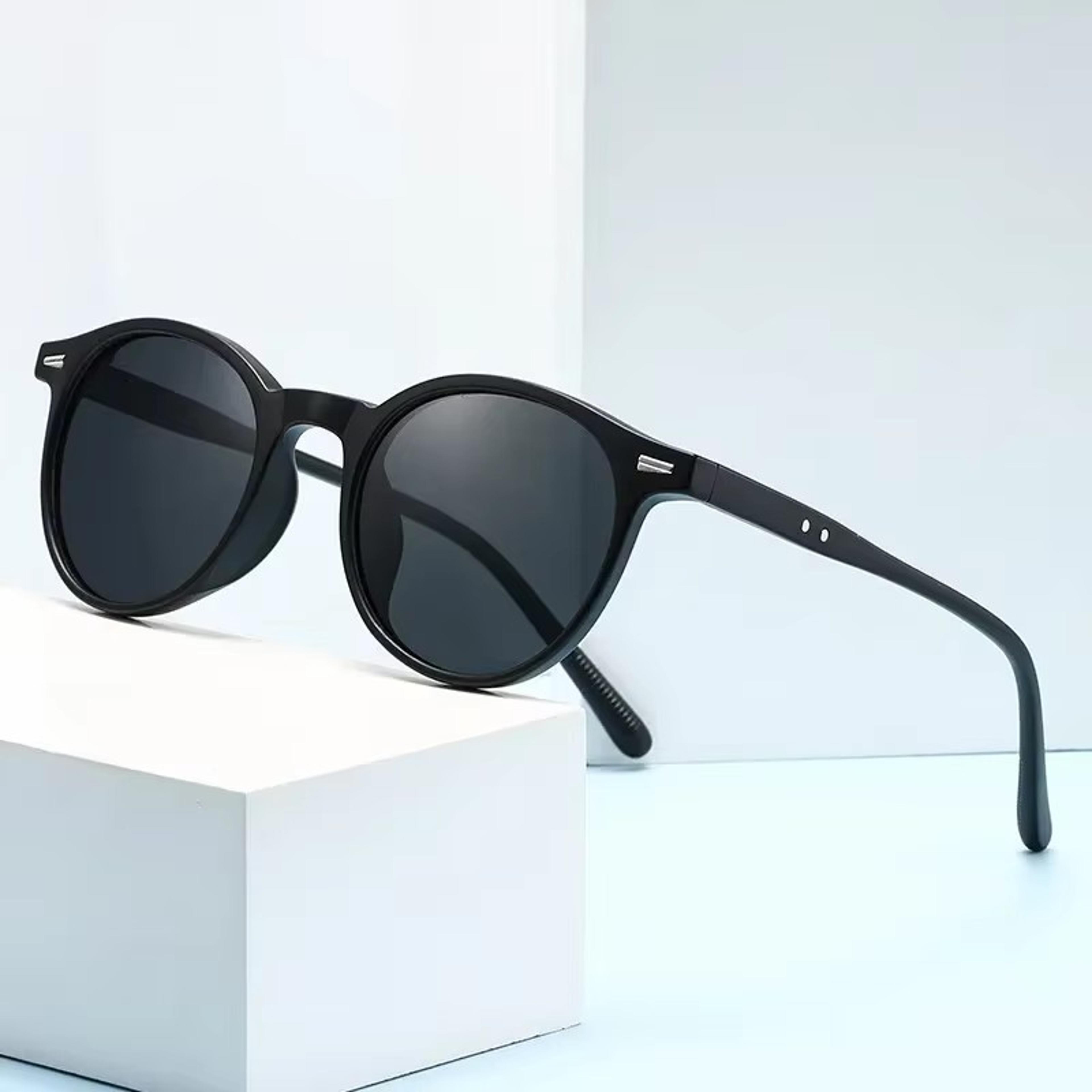 Retro Round Polarized Sunglasses With Protection For Men  Women 5