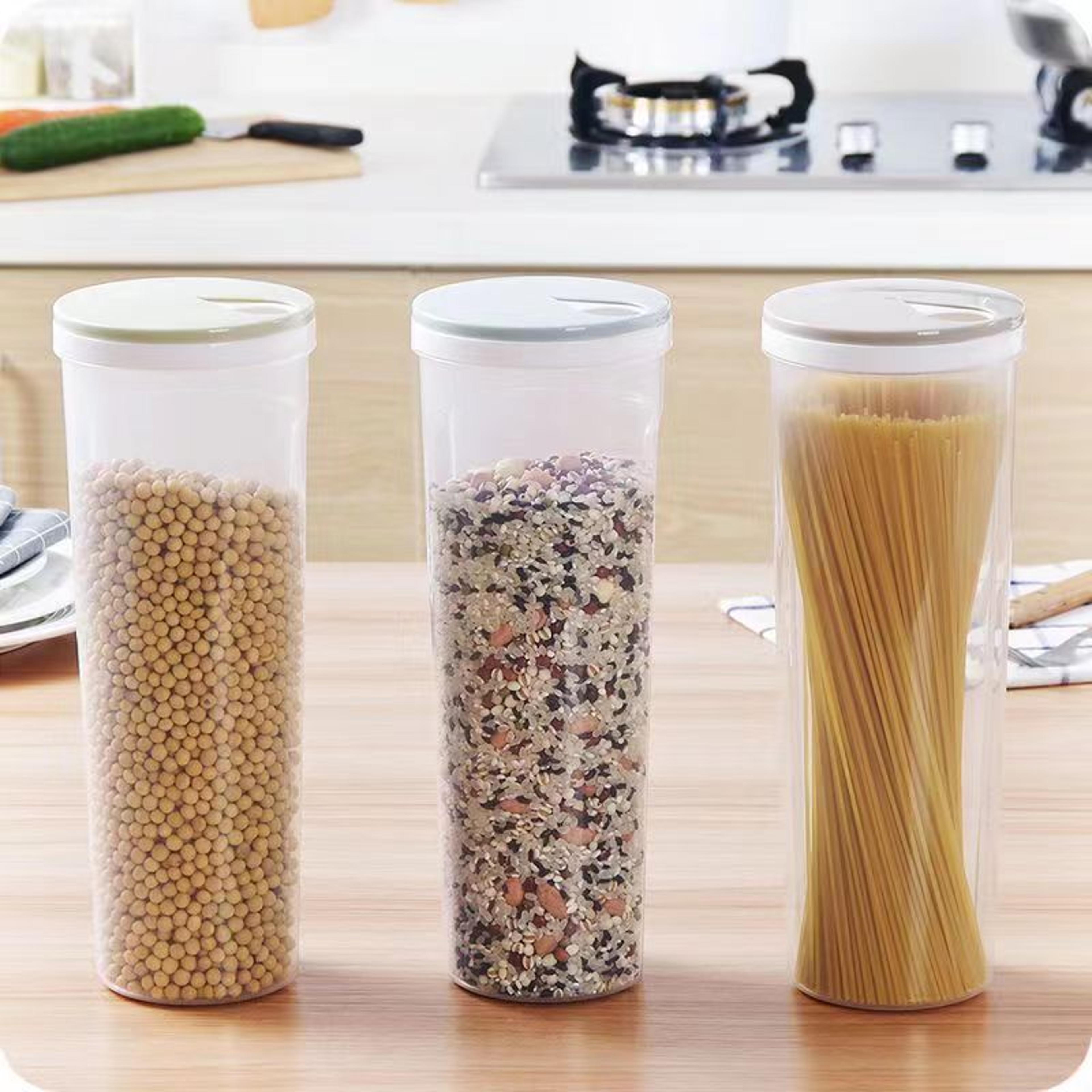 Airtight Noodle Storage Container Food Storage Dispenser For Pasta  Kitchen Pantry Organization 2