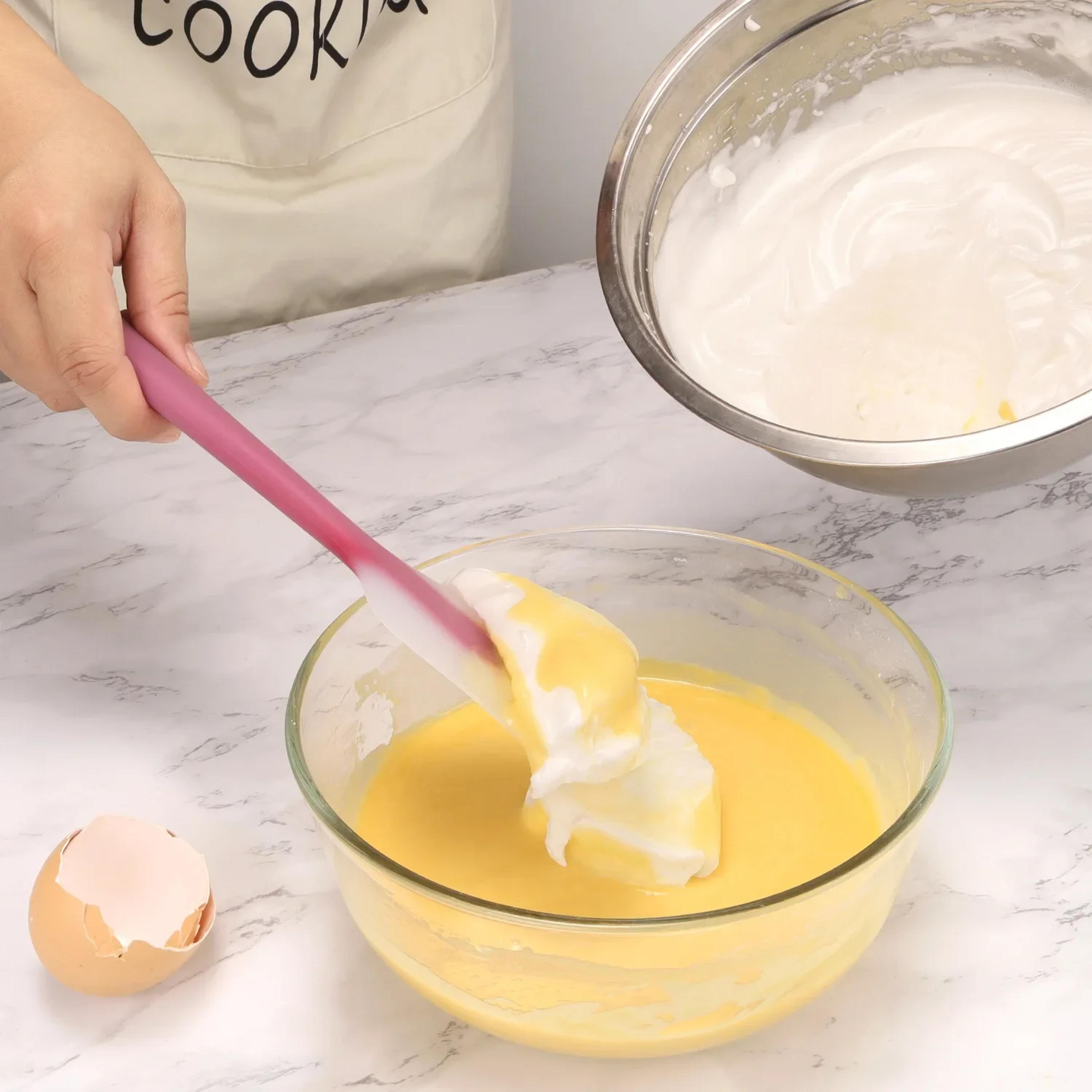 Heat Resistant Silicone Spatula For Baking Cooking  Mixing Non Stick Rubber Scraper 4