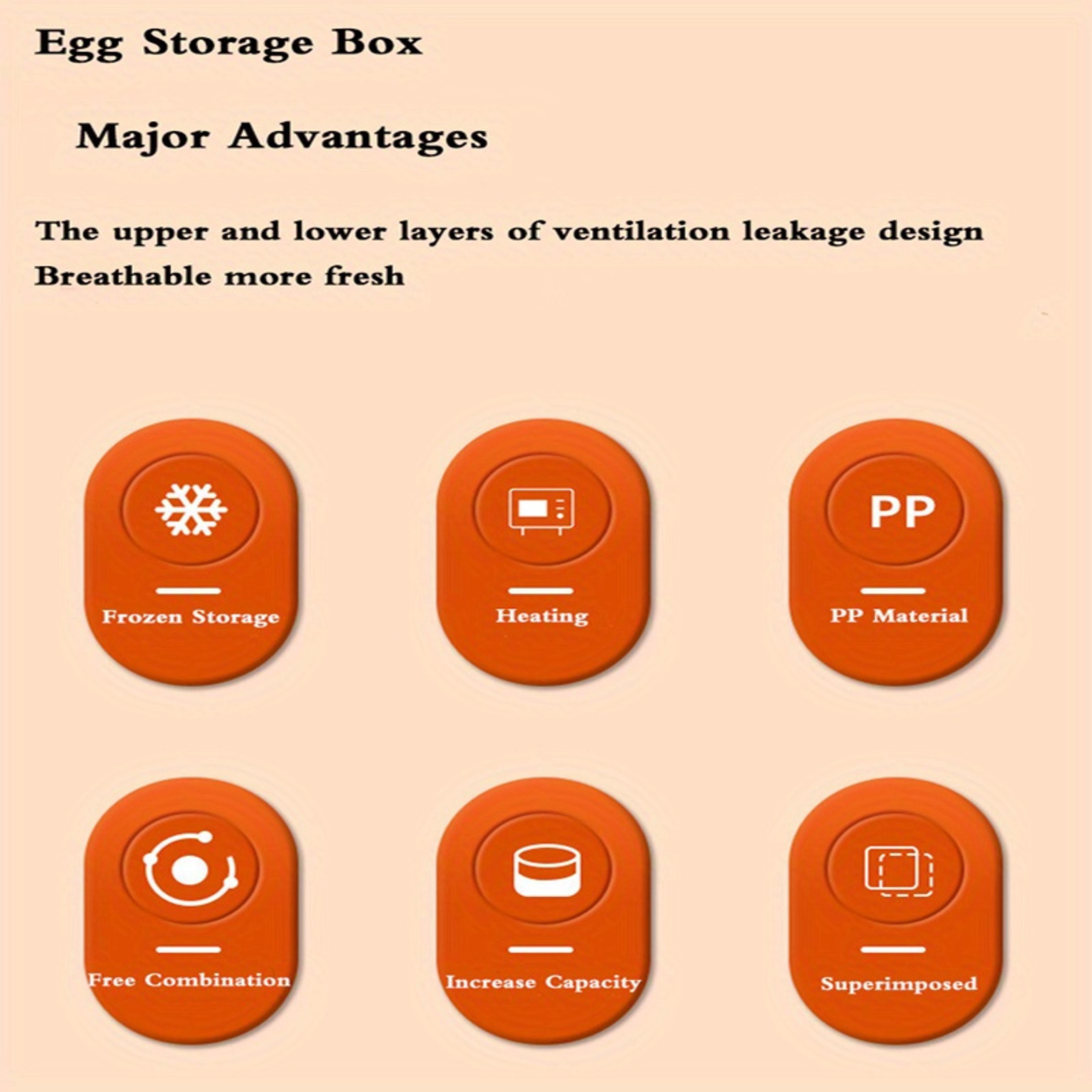 FreshNest Egg Holder For Refrigerator Large Capacity Layer Egg Storage Container With Drawer Design 4