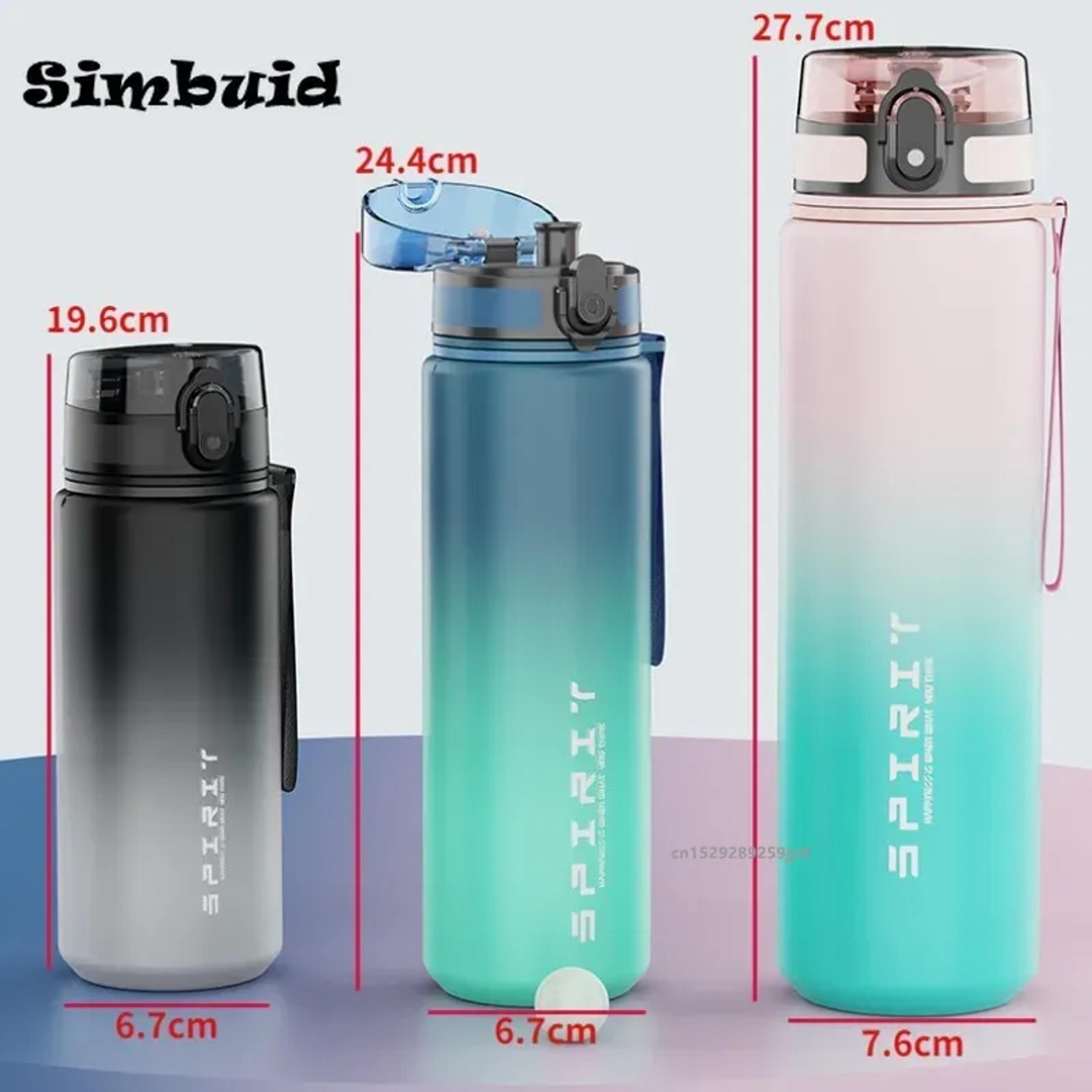 Portable Sports Water Bottle Leak Proof BPA Free Gym  Travel Drinking Bottle 1