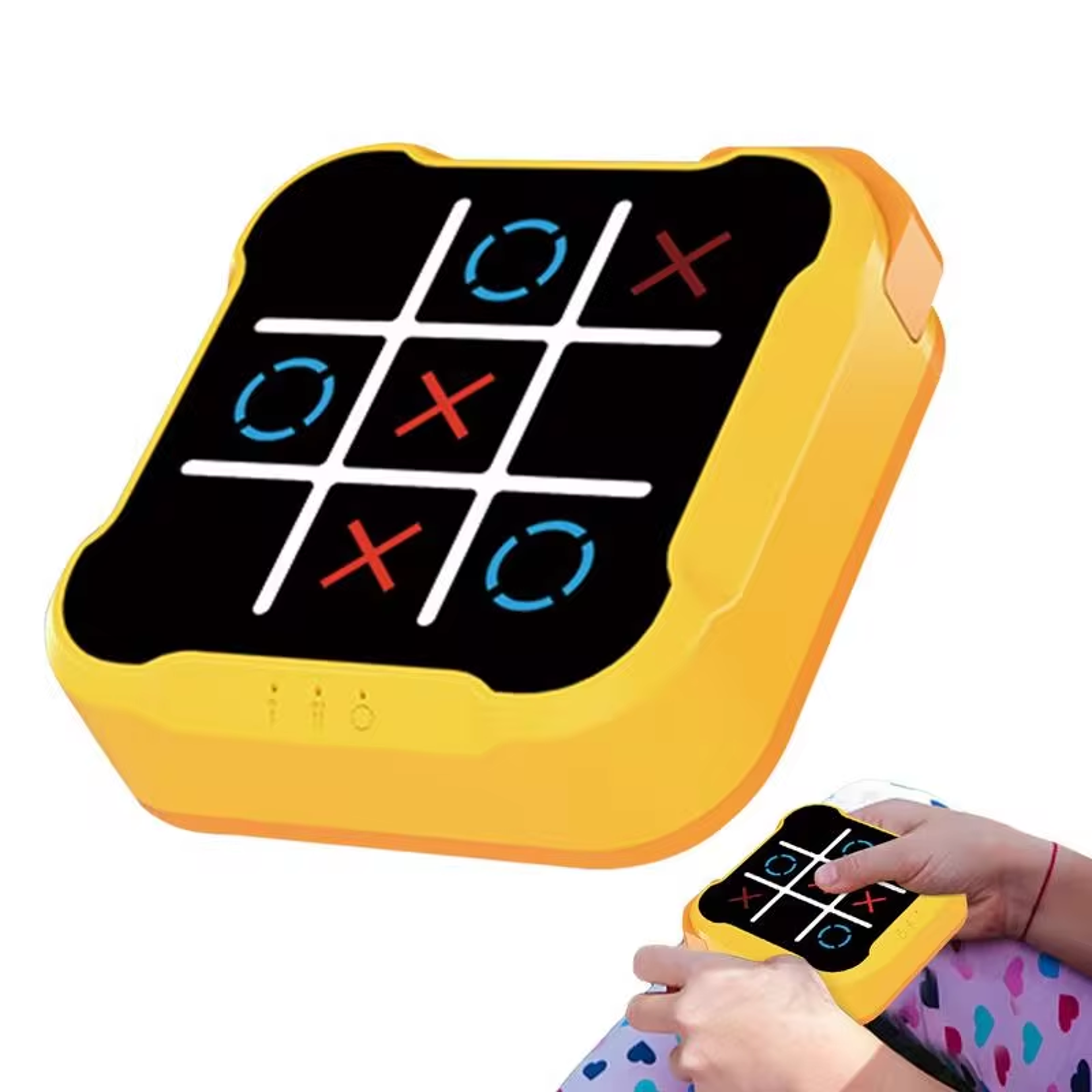 electronic tic tac toe game portable montessori board game for kids & adults