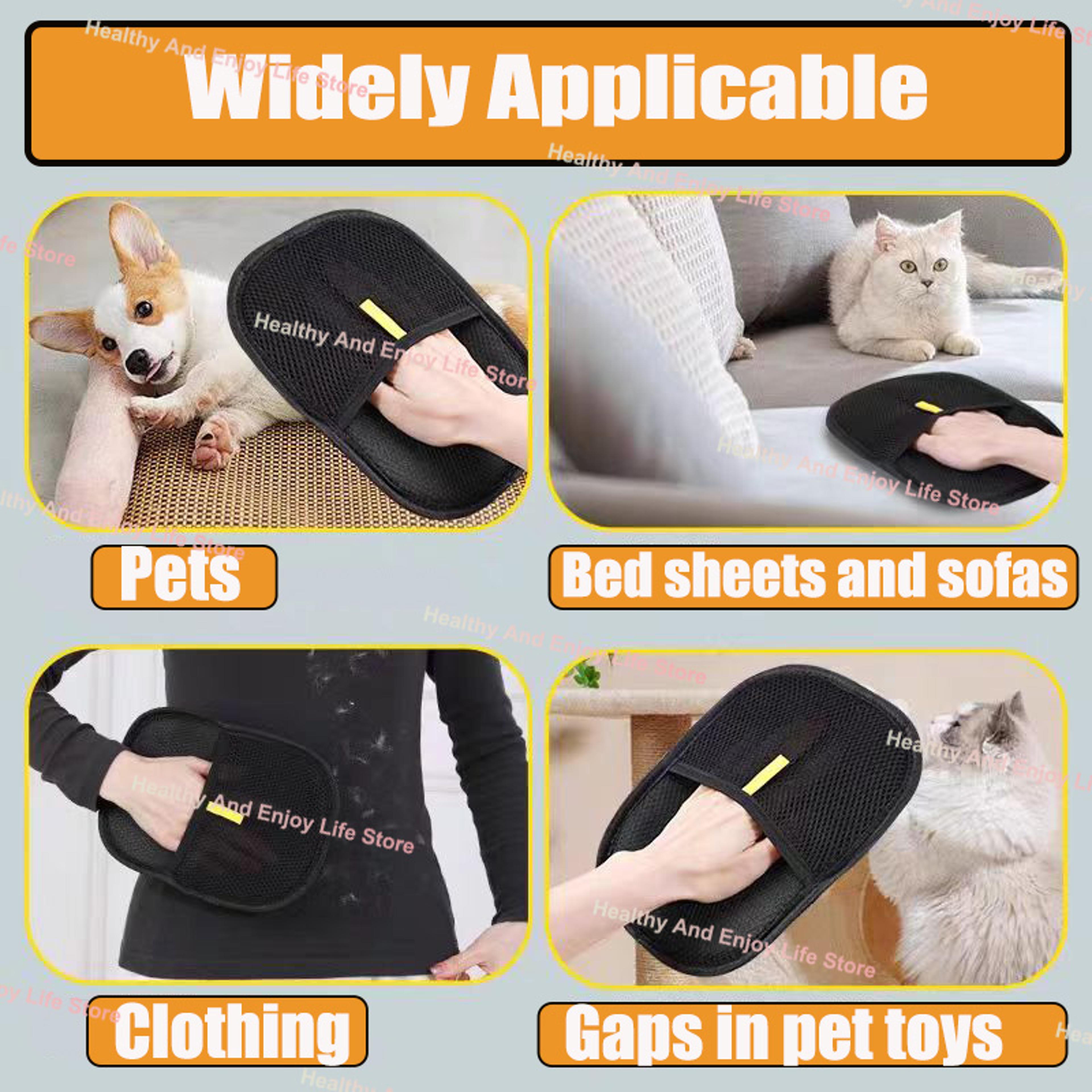 FurEase Pet Hair Remover Glove Double Sided Pet Grooming Glove For Dogs  Cats 1