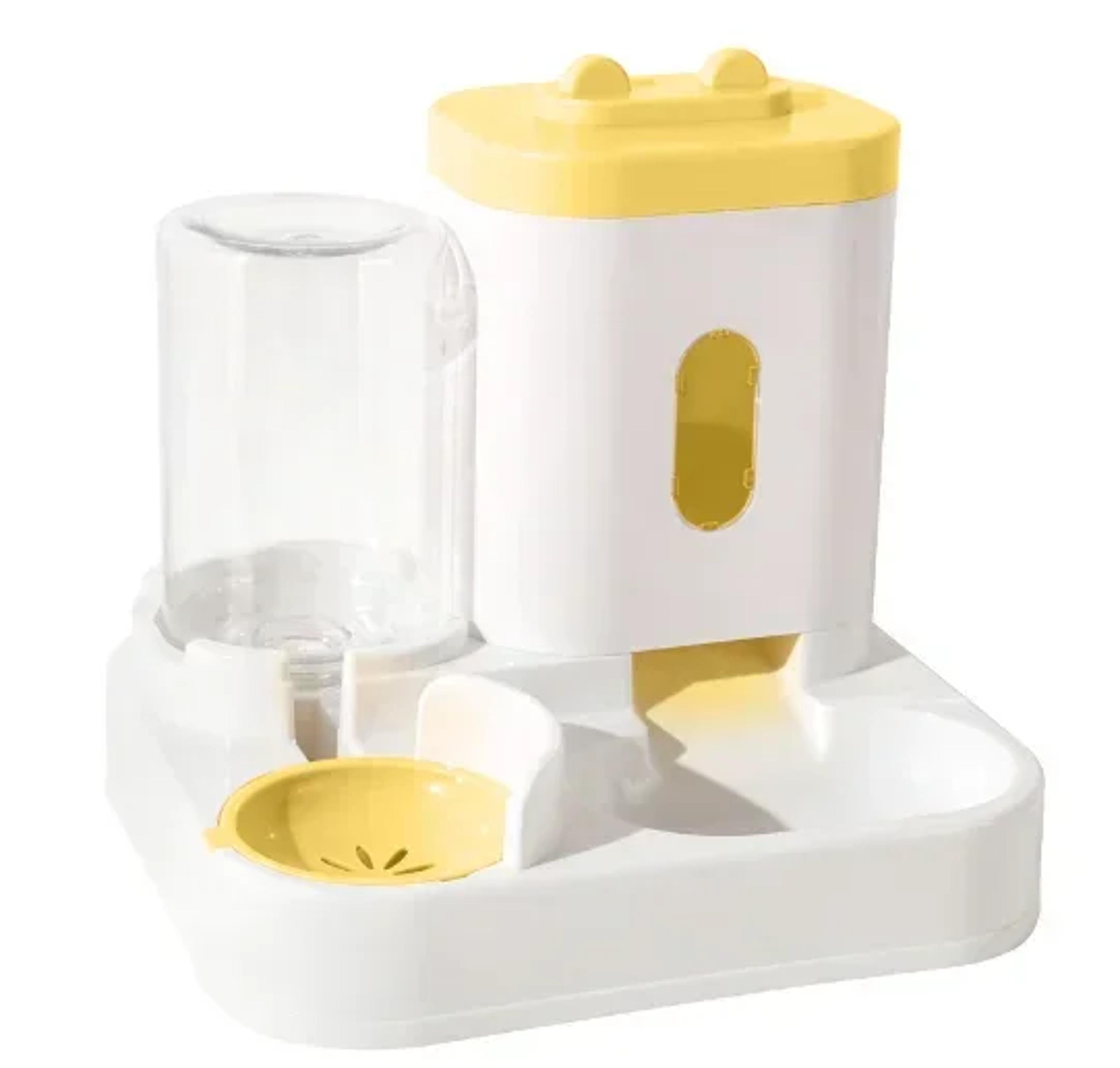 Cat Water Fountain Double Pet Bowl With Automatic Water Dispenser 9