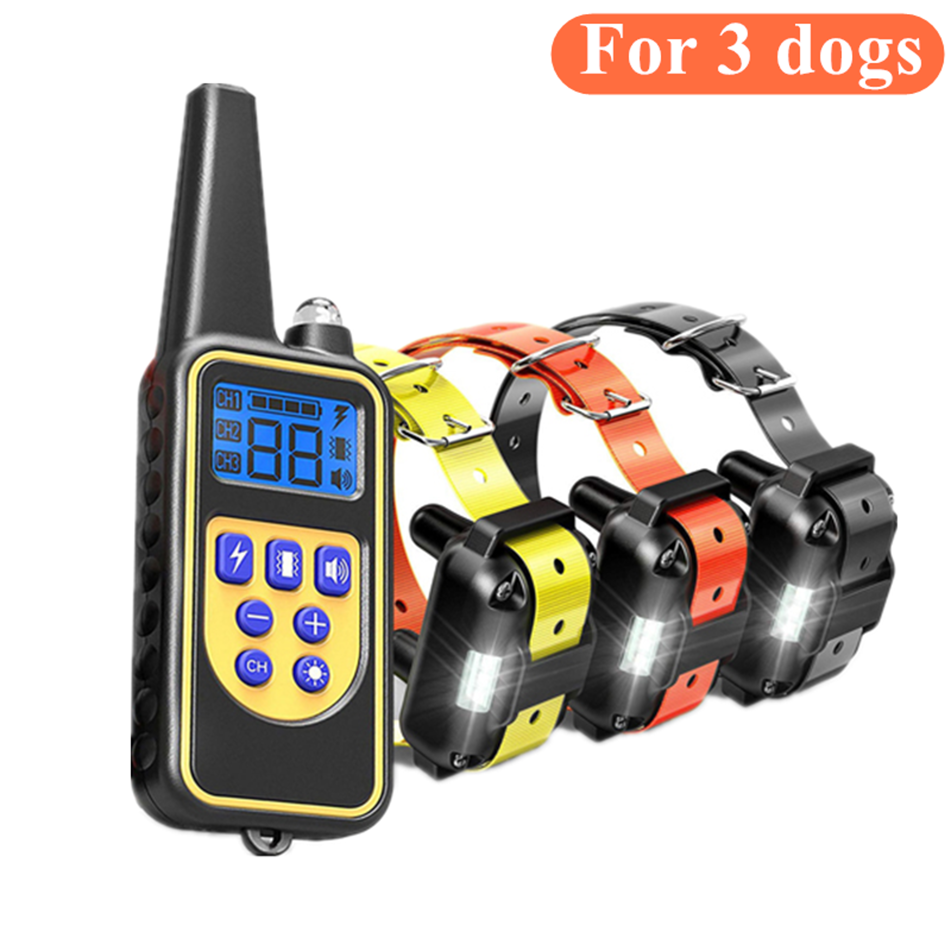 Remote Dog Training Collar With Waterproof Rechargeable Control For All Dog Sizes 9