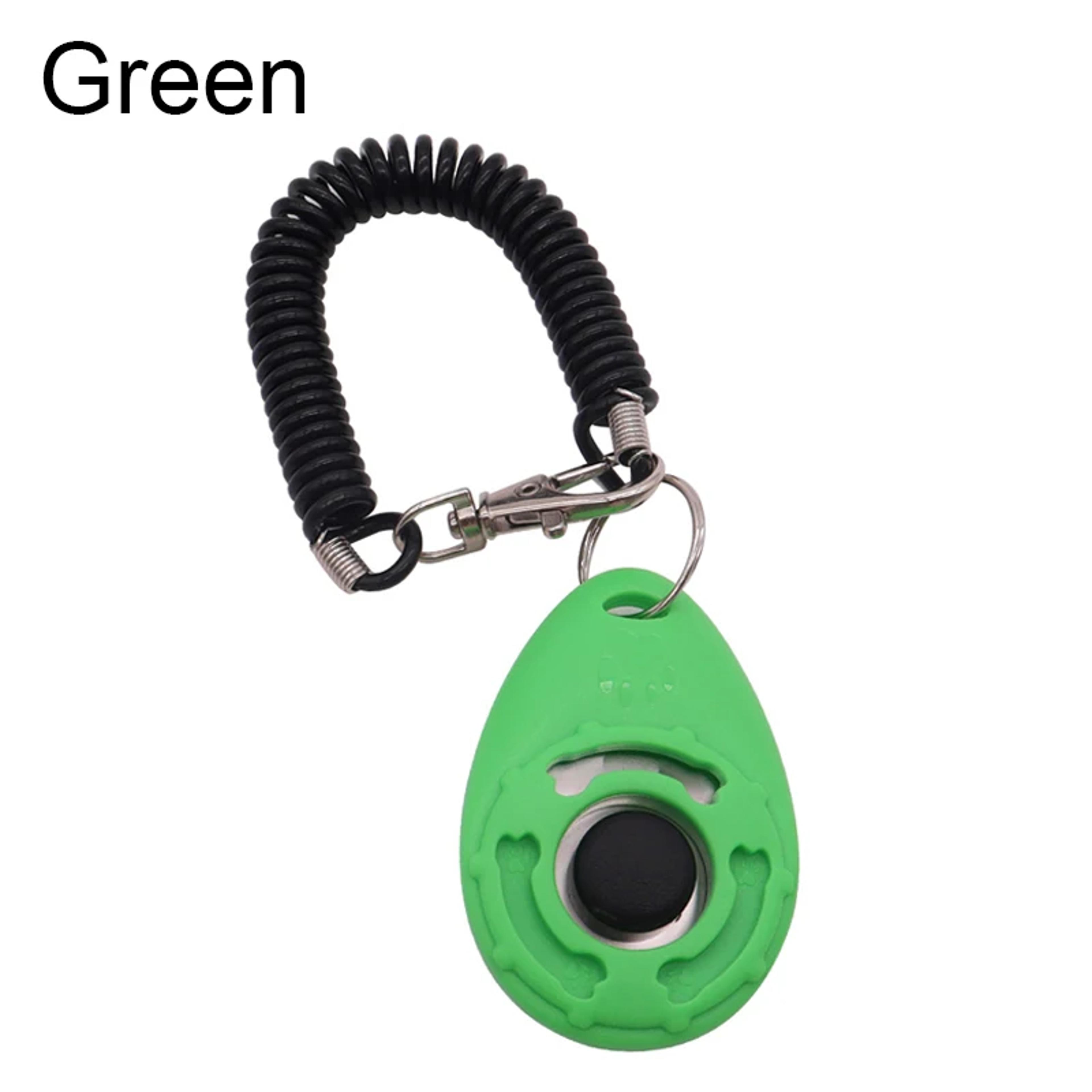 Adjustable Dog Training Clicker With Wrist Strap  Keychain For Positive Pet Training 6