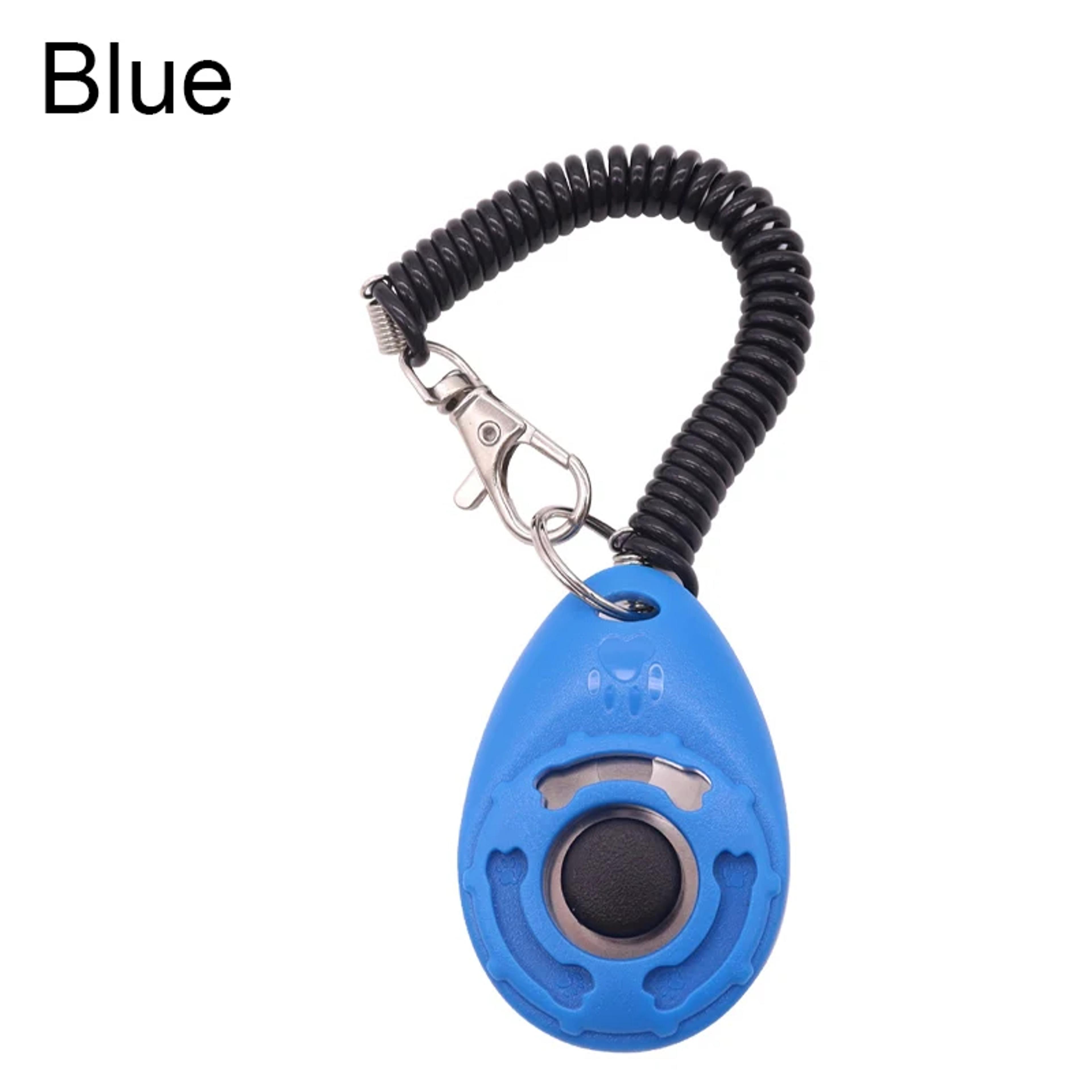 Adjustable Dog Training Clicker With Wrist Strap  Keychain For Positive Pet Training 9