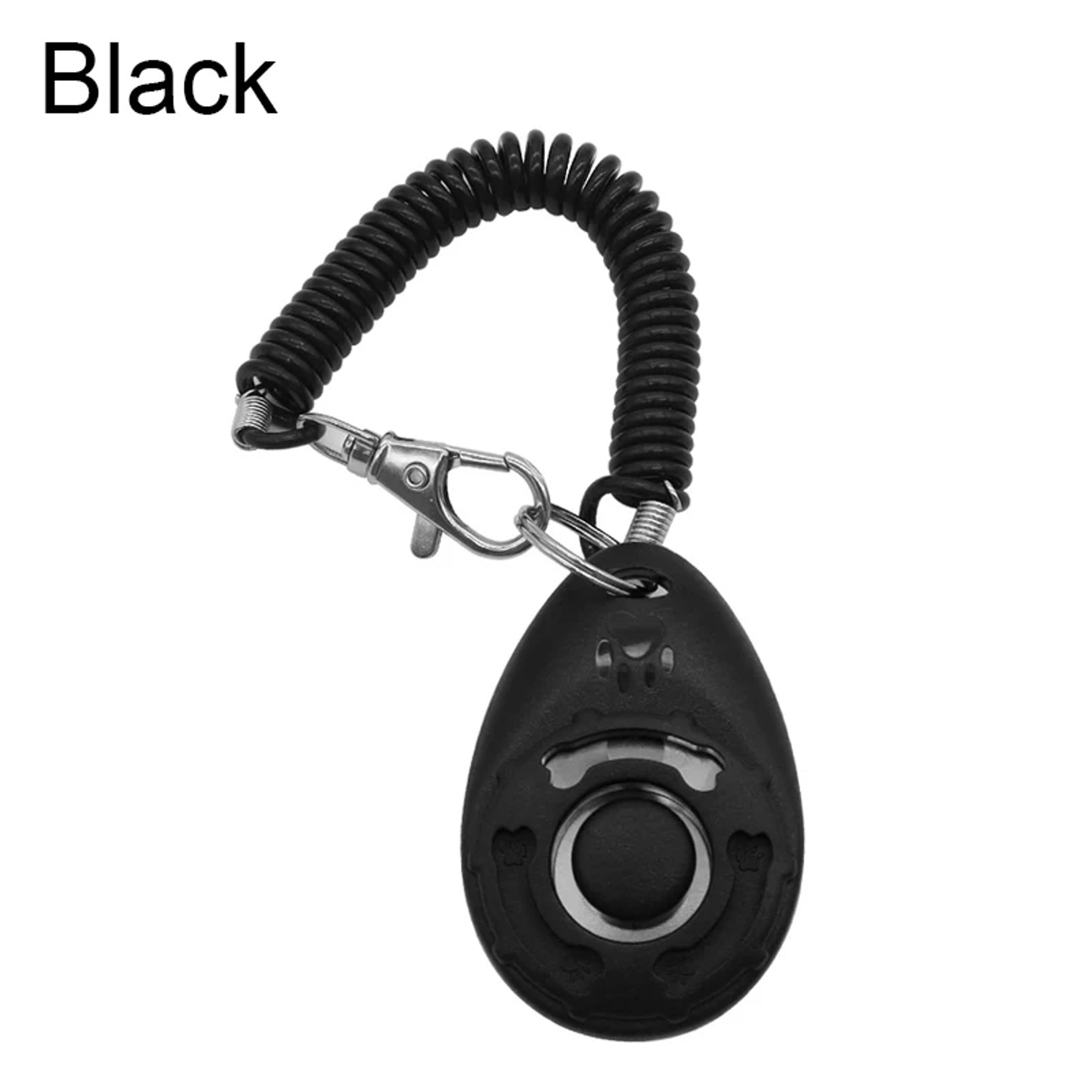 Adjustable Dog Training Clicker With Wrist Strap  Keychain For Positive Pet Training 5