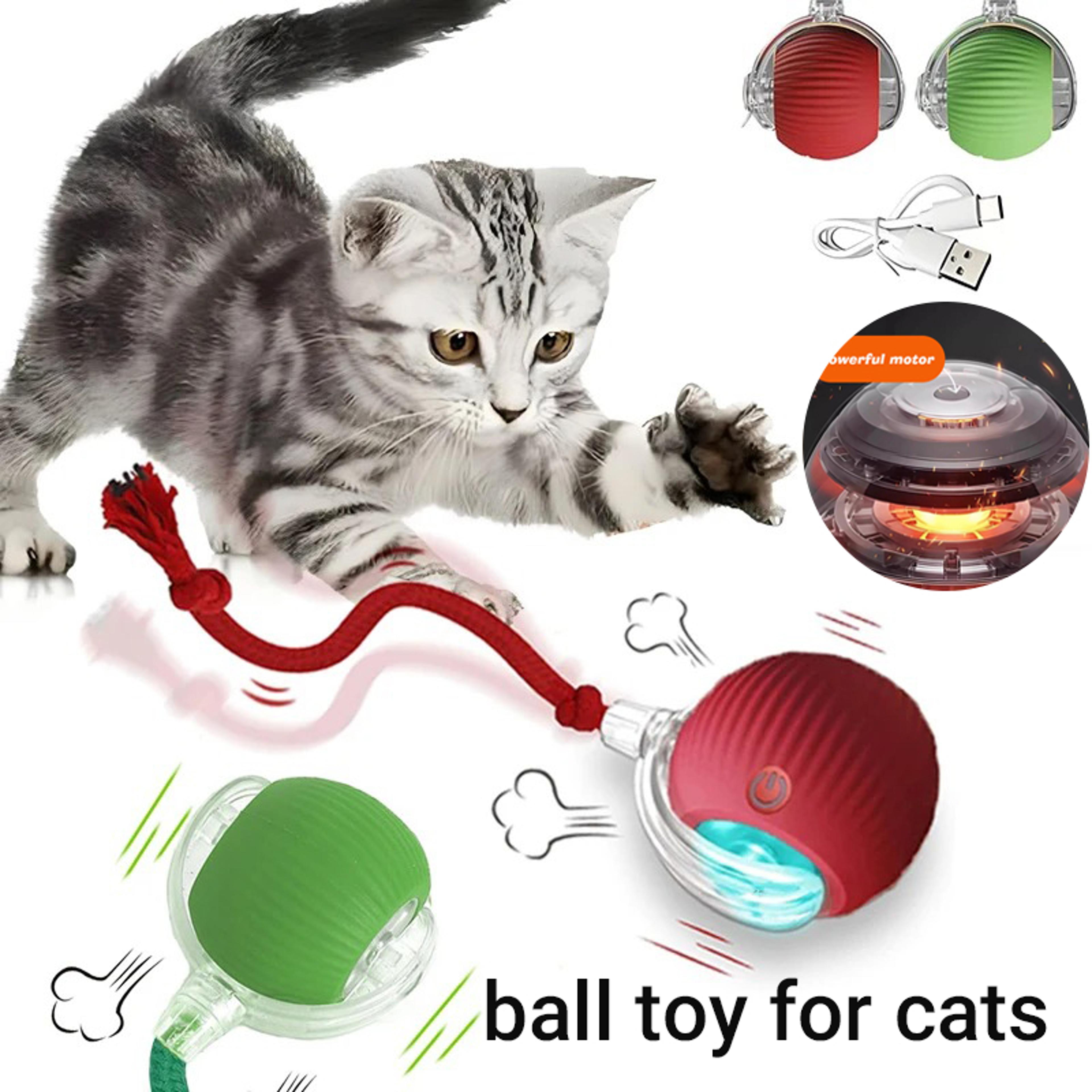 Smart Cat Interactive Toy Rechargeable Automatic Rolling Ball For Active Indoor Cats 3
