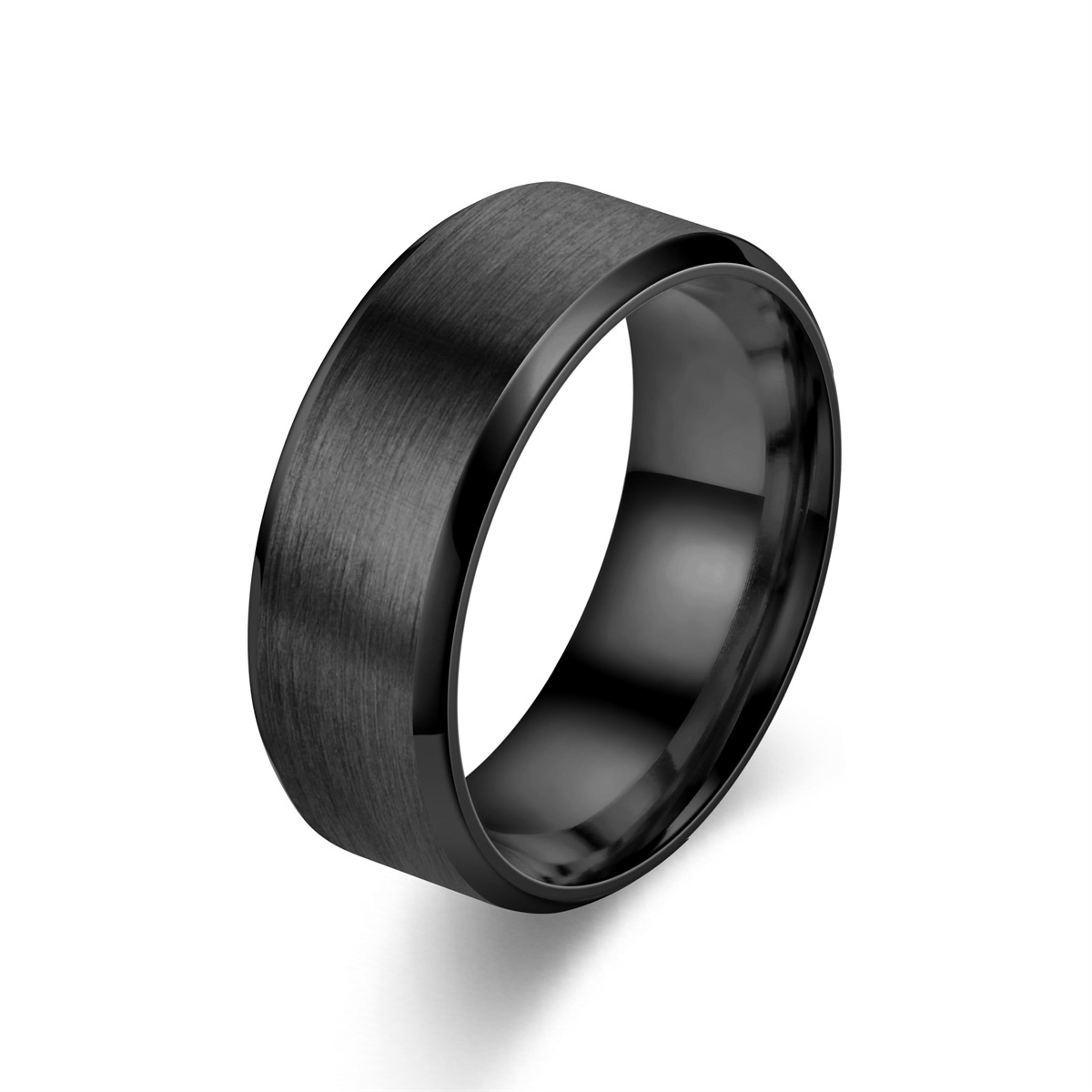 Stainless Steel Ring Matte Wedding Band For Men  Women Couples Jewelry 4