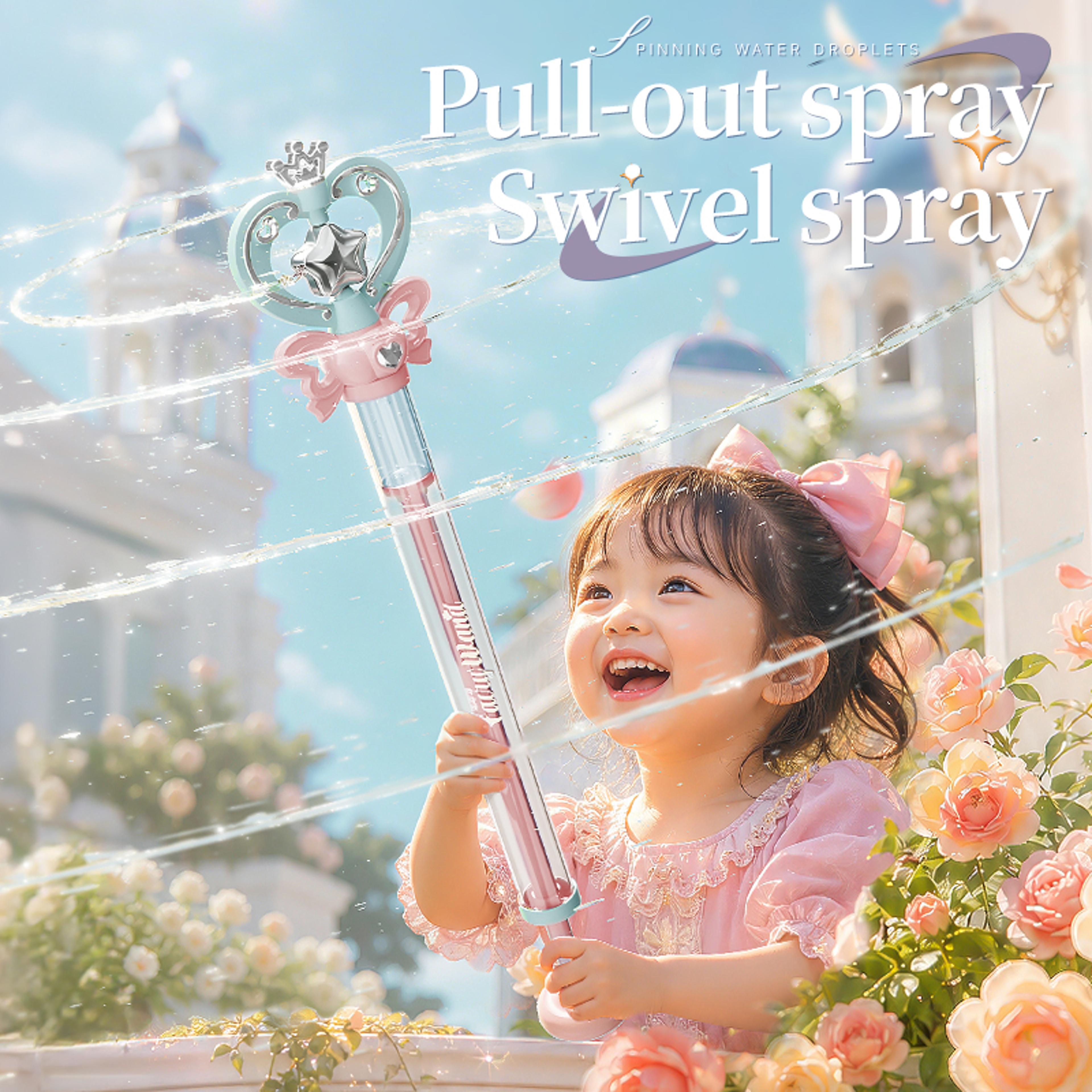 magic fairy wand water gun for kids & adults sparkling summer water toy for outdoor fun