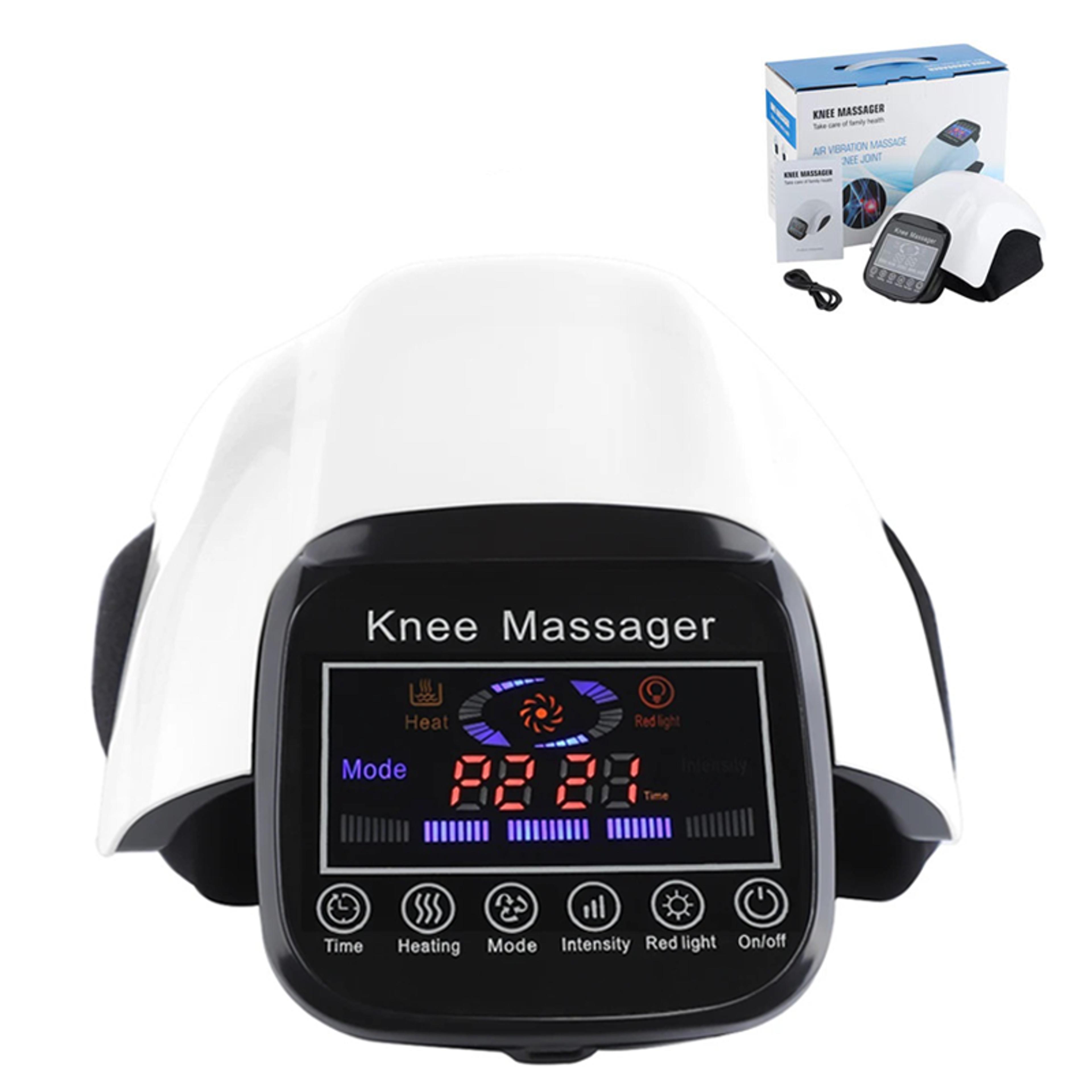 Heated Knee Massager With Air Compression  Vibration For Knee Pain Relief 0