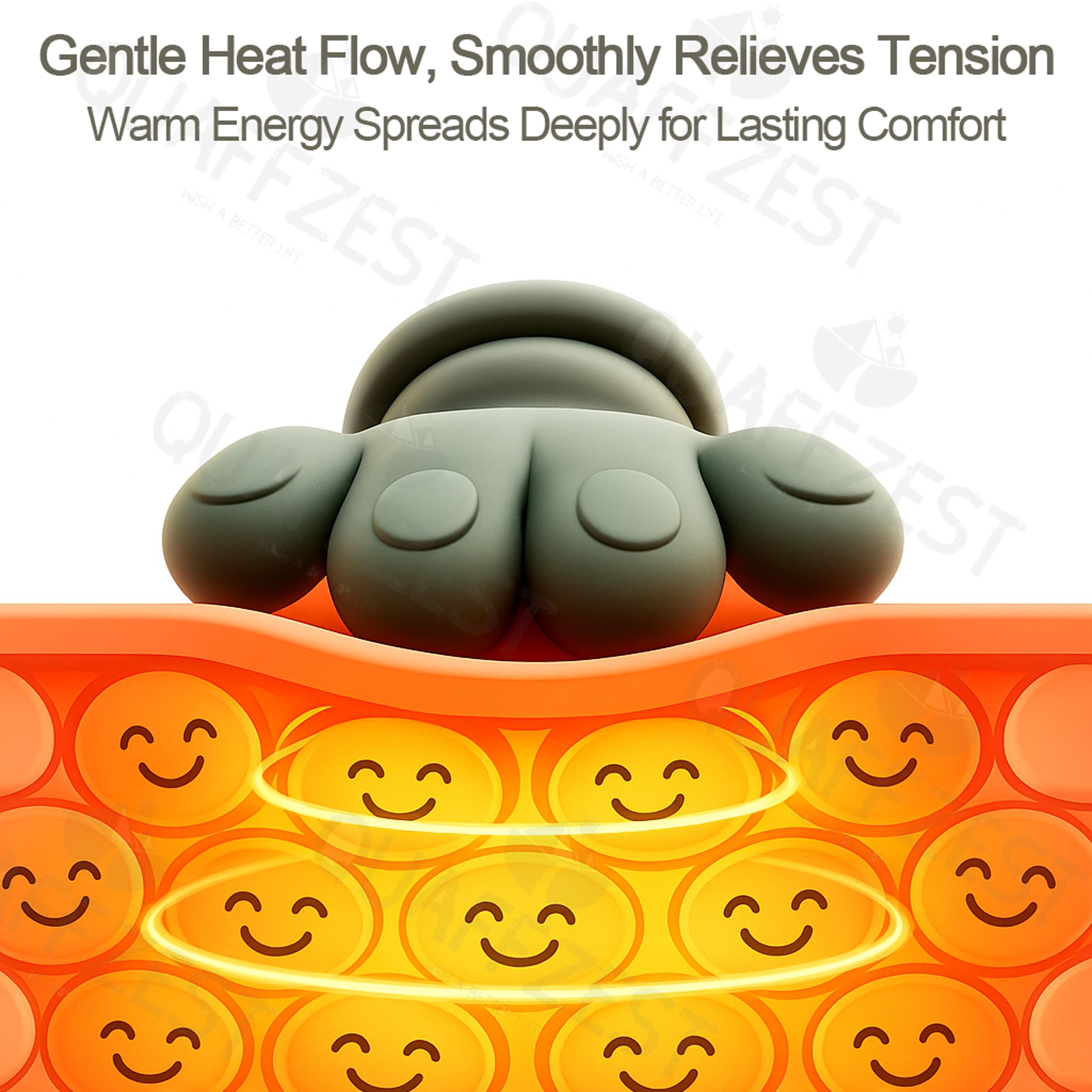 Bionic Neck Massager With Heat Deep Tissue Shoulder Massager For Relaxation 3