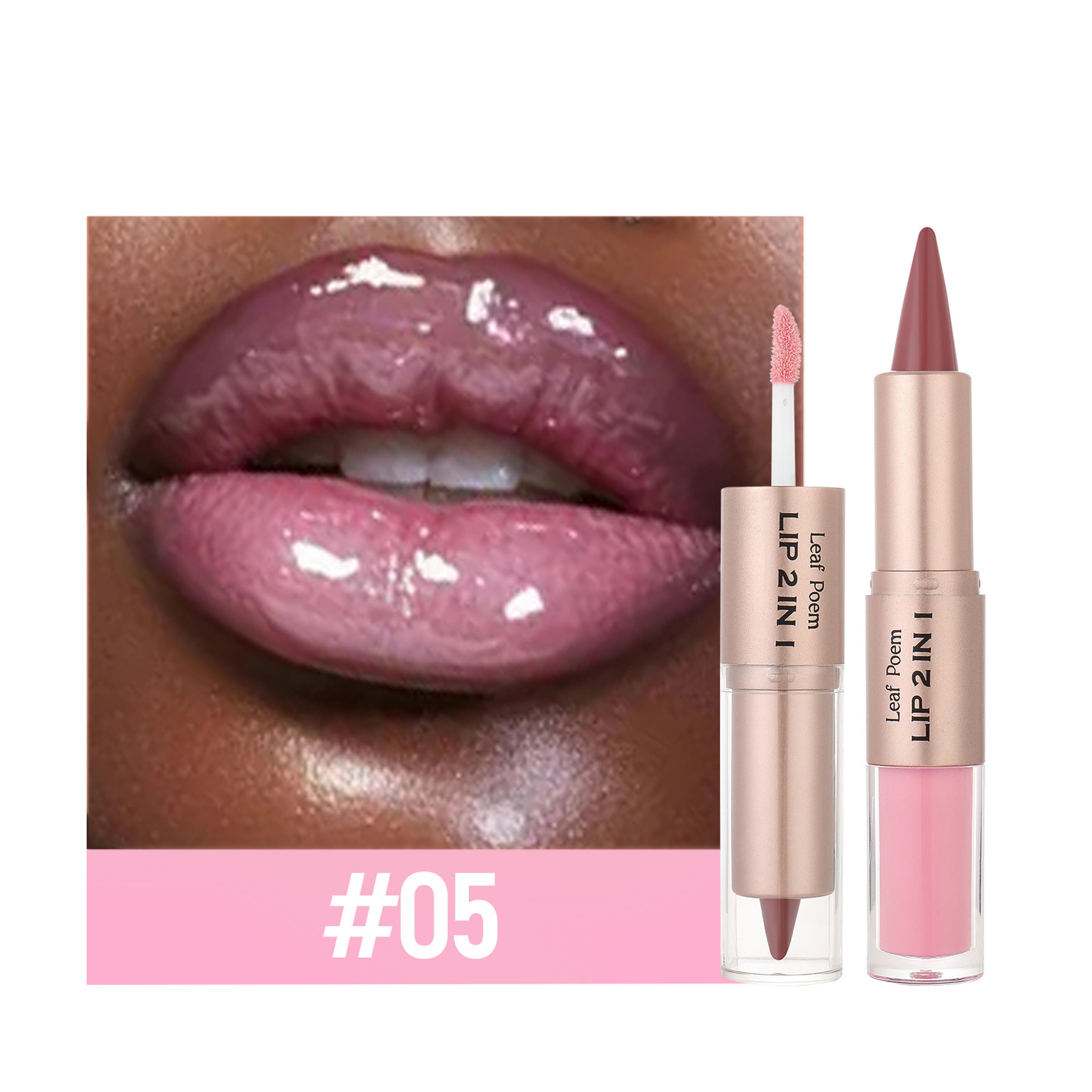 Lip Liner  Plumping Lip Gloss Duo For Defined Fuller Looking Lips 9