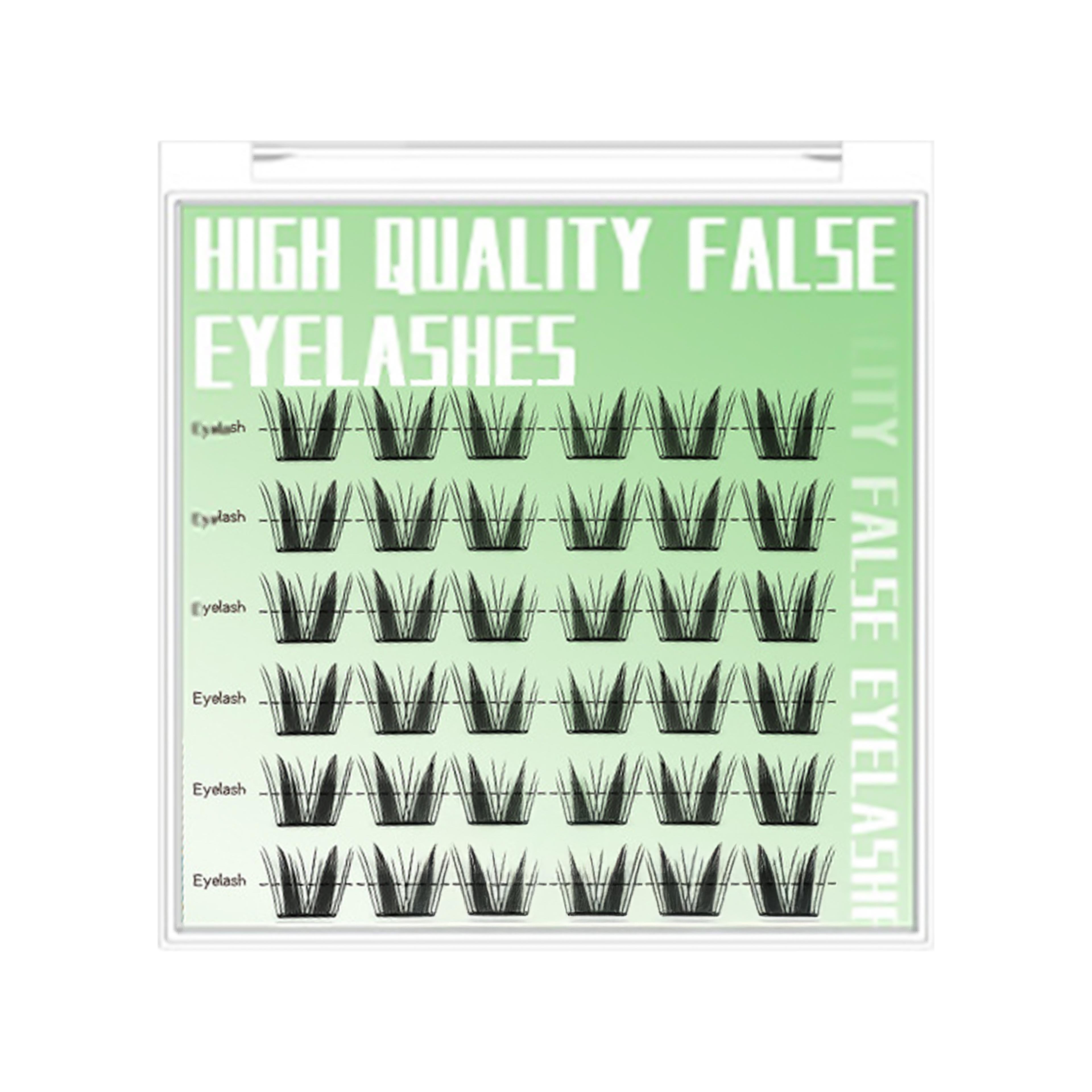 Self Adhesive DIY Lash Clusters Reusable Manga Bottom Lashes No Glue Needed 8