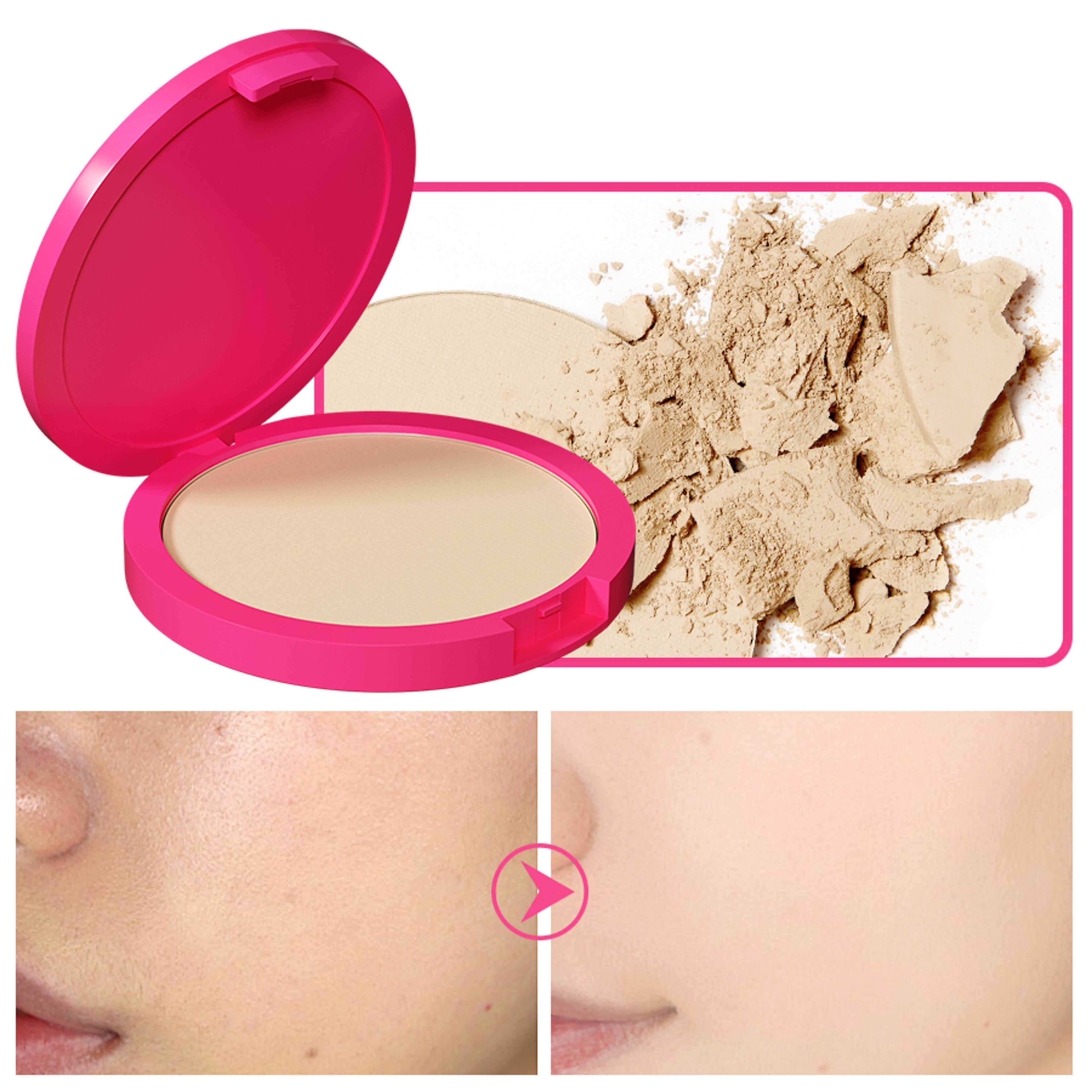Natural Pressed Powder Matte Compact Foundation With Oil Control  Long Lasting Finish 0