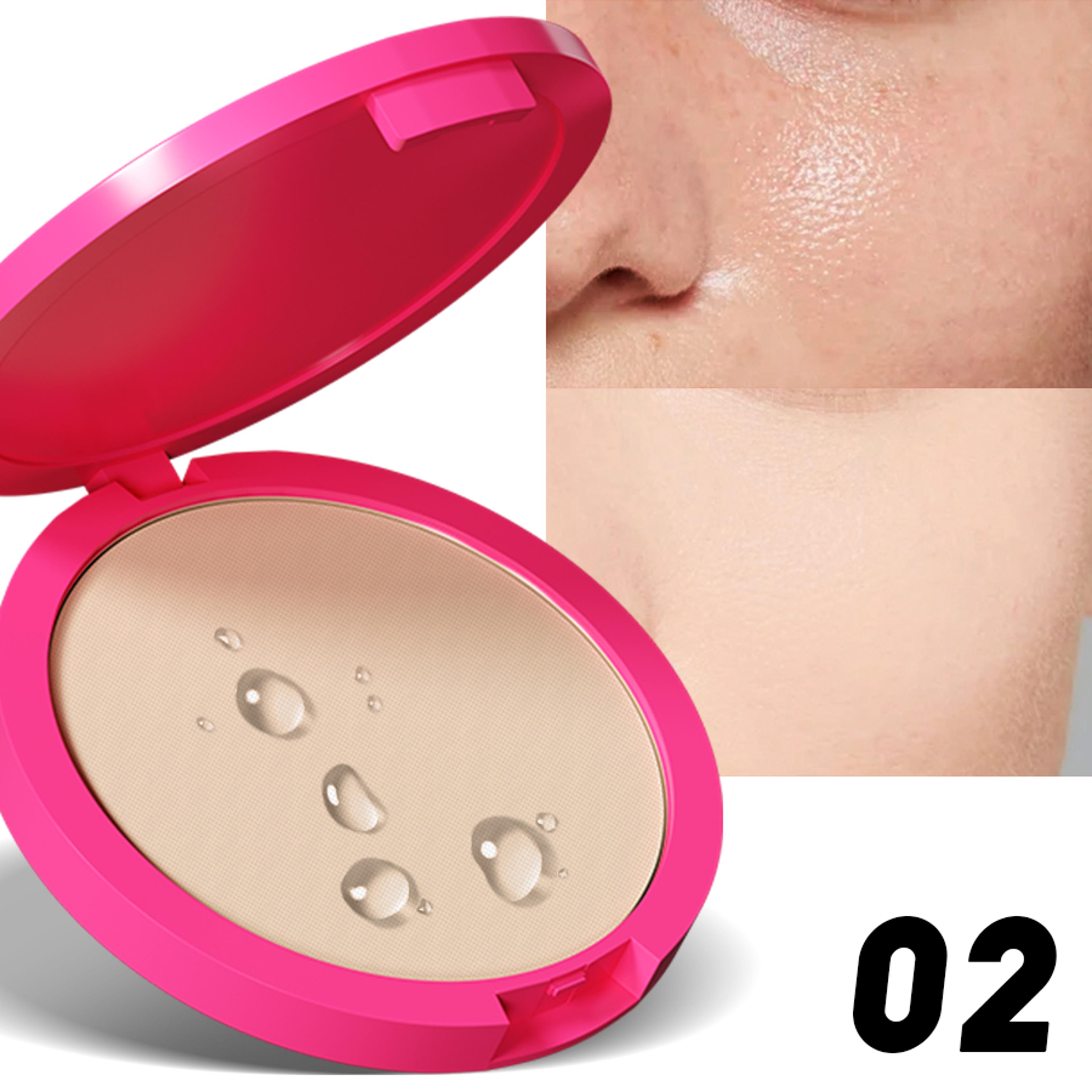 Natural Pressed Powder Matte Compact Foundation With Oil Control  Long Lasting Finish 6
