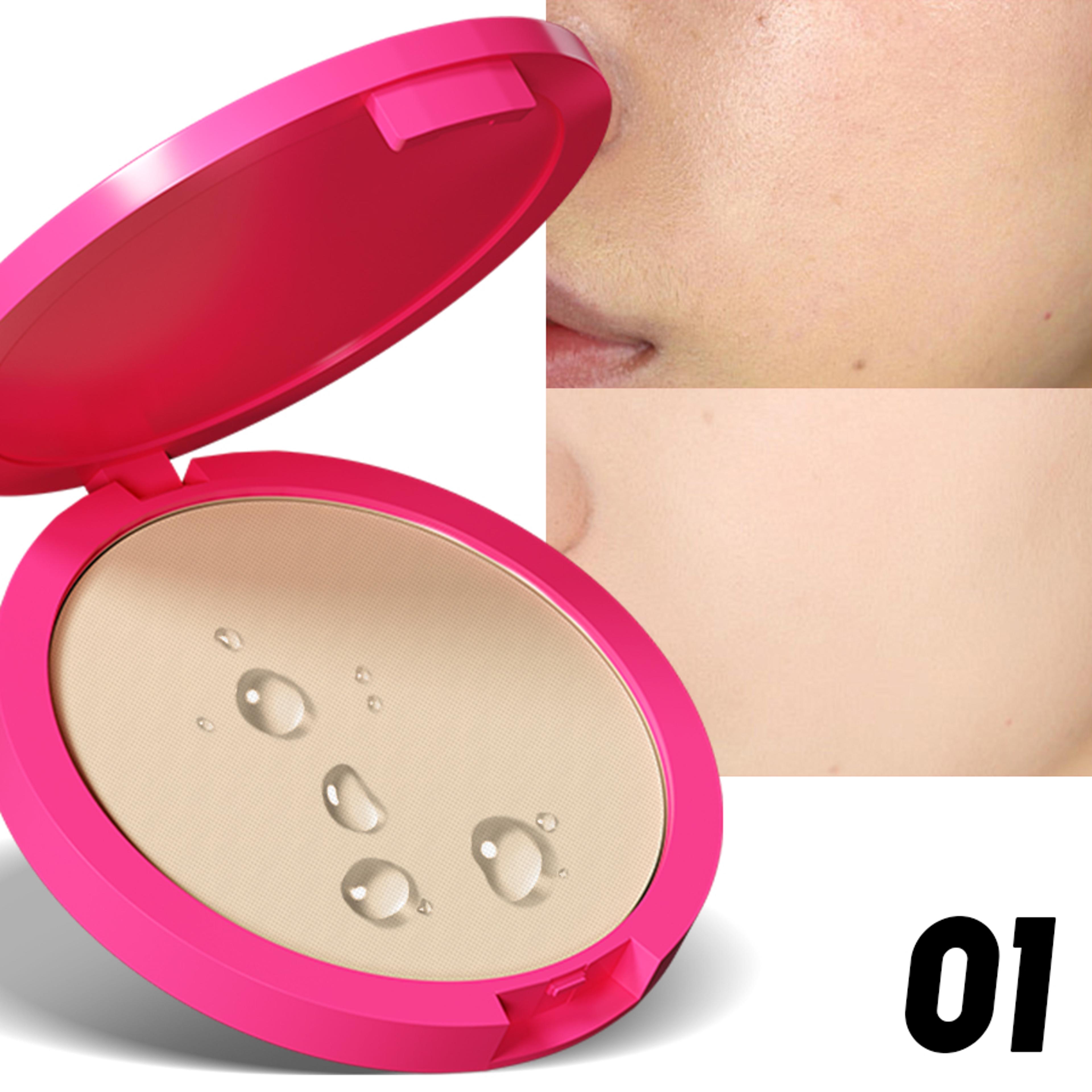 Natural Pressed Powder Matte Compact Foundation With Oil Control  Long Lasting Finish 5