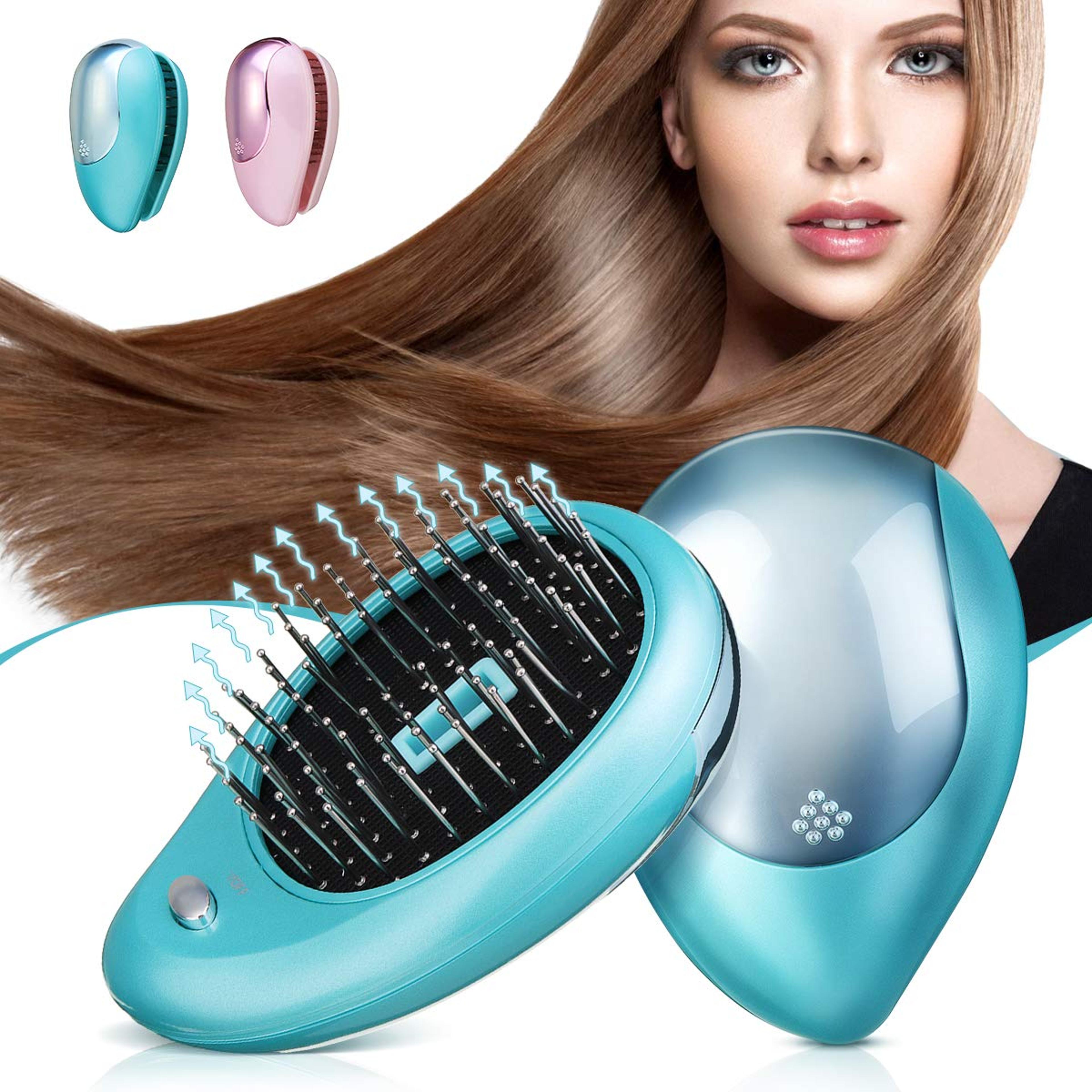 Ionic Hair Brush With Scalp Massage Anti Static Electric Hair Brush For Smooth Frizz Free Hair 0