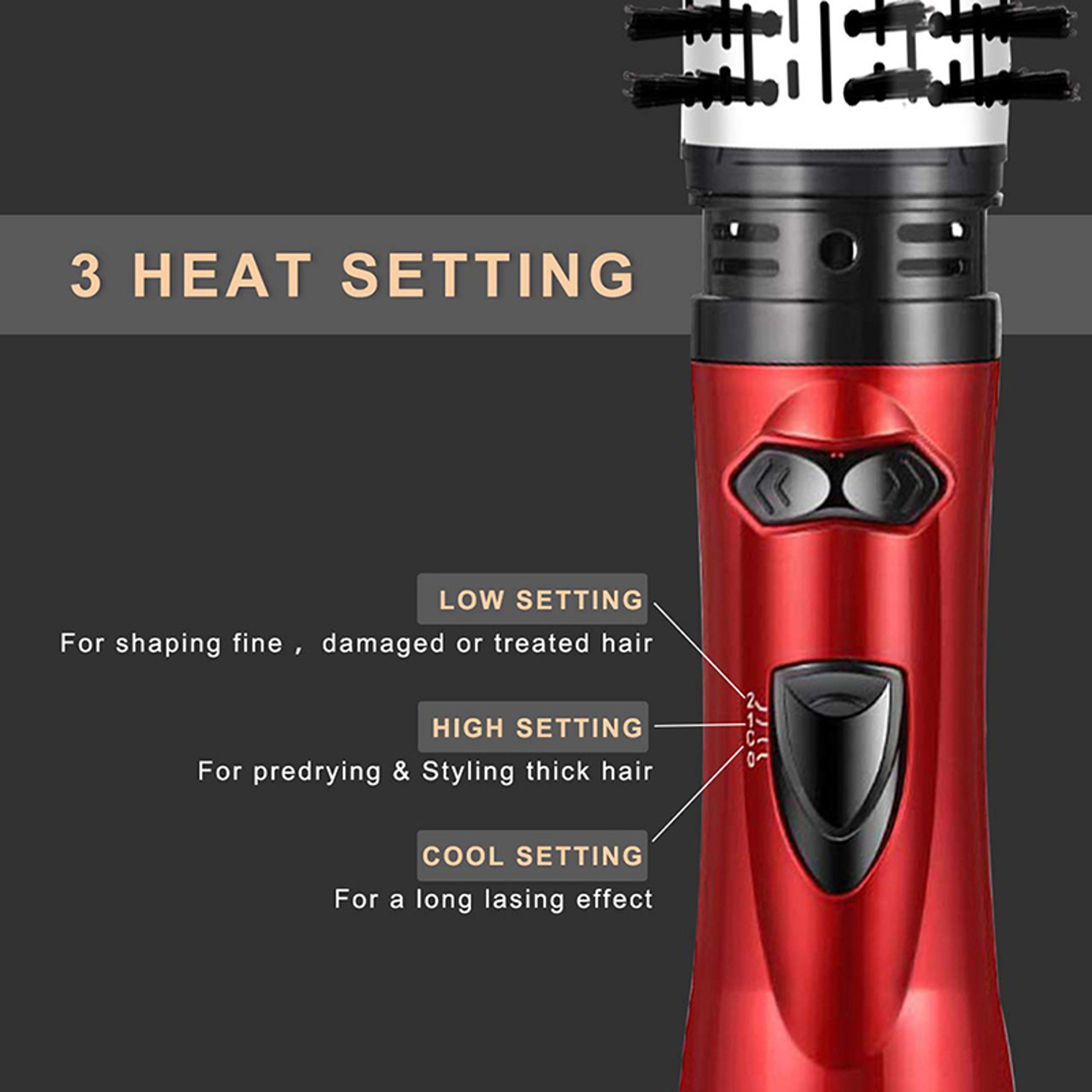 Rotating Hot Air Brush Hair Dryer Brush With Ionic Technology For Fast Drying Curling  Volumizing 2