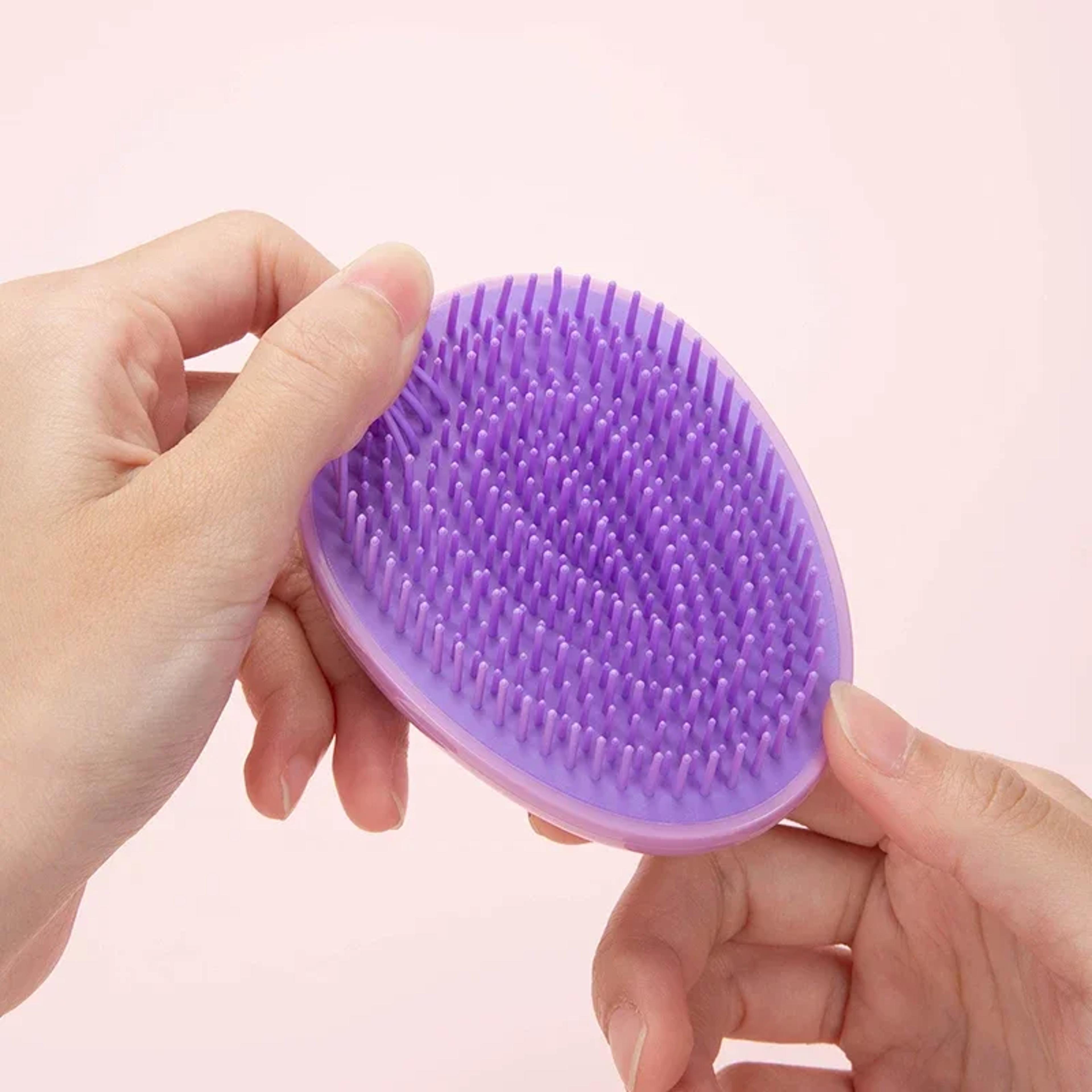 Mini Hair Brush Travel Scalp Massage Detangling Brush For Wet  Dry Hair 1