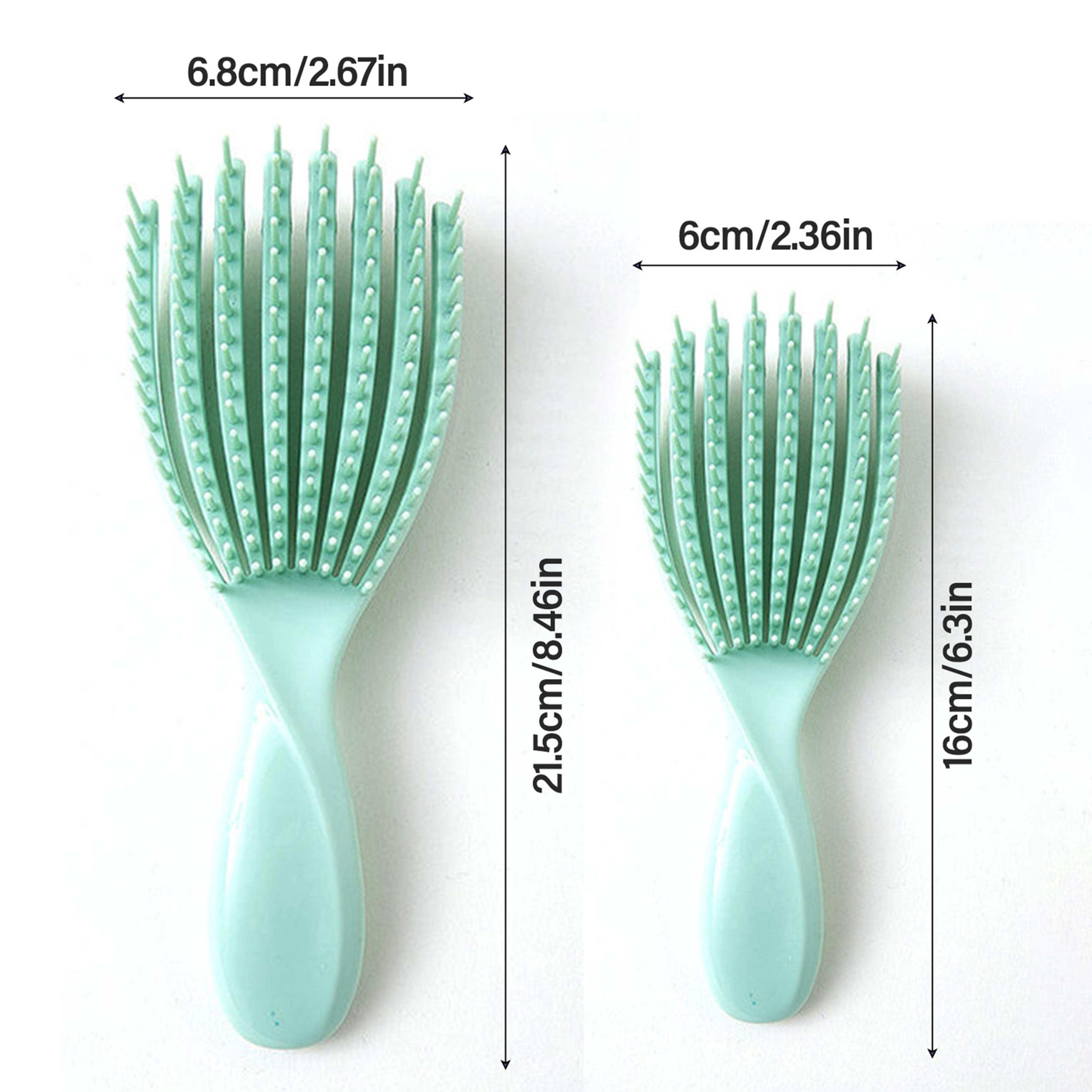 Flexible Detangling Brush For Curly Thick Hair Anti Static Vented Hair Styling Brush 5