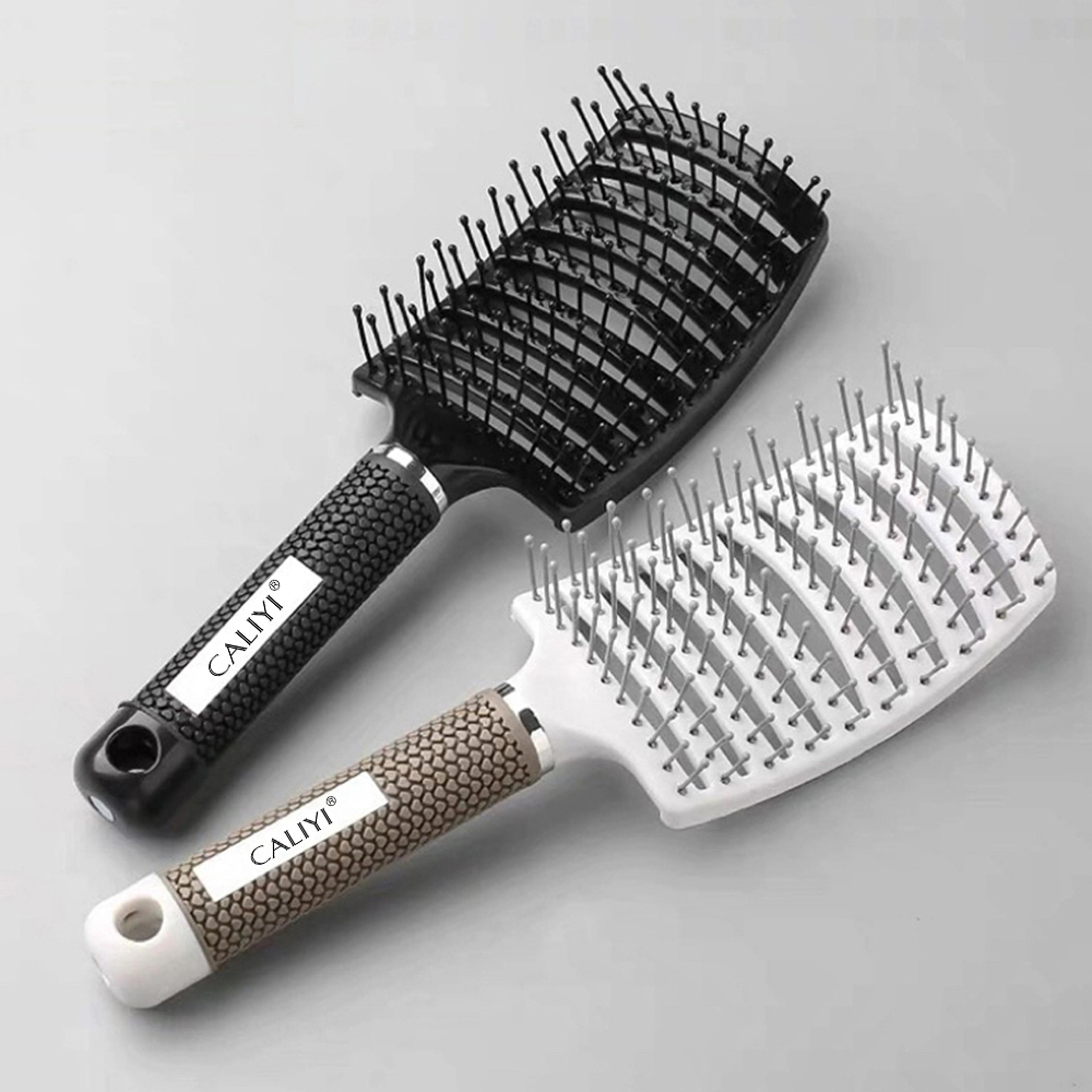 Professional Vented Hair Brush Curved Detangling Blow Dry Brush For Wet And Dry Hair 8