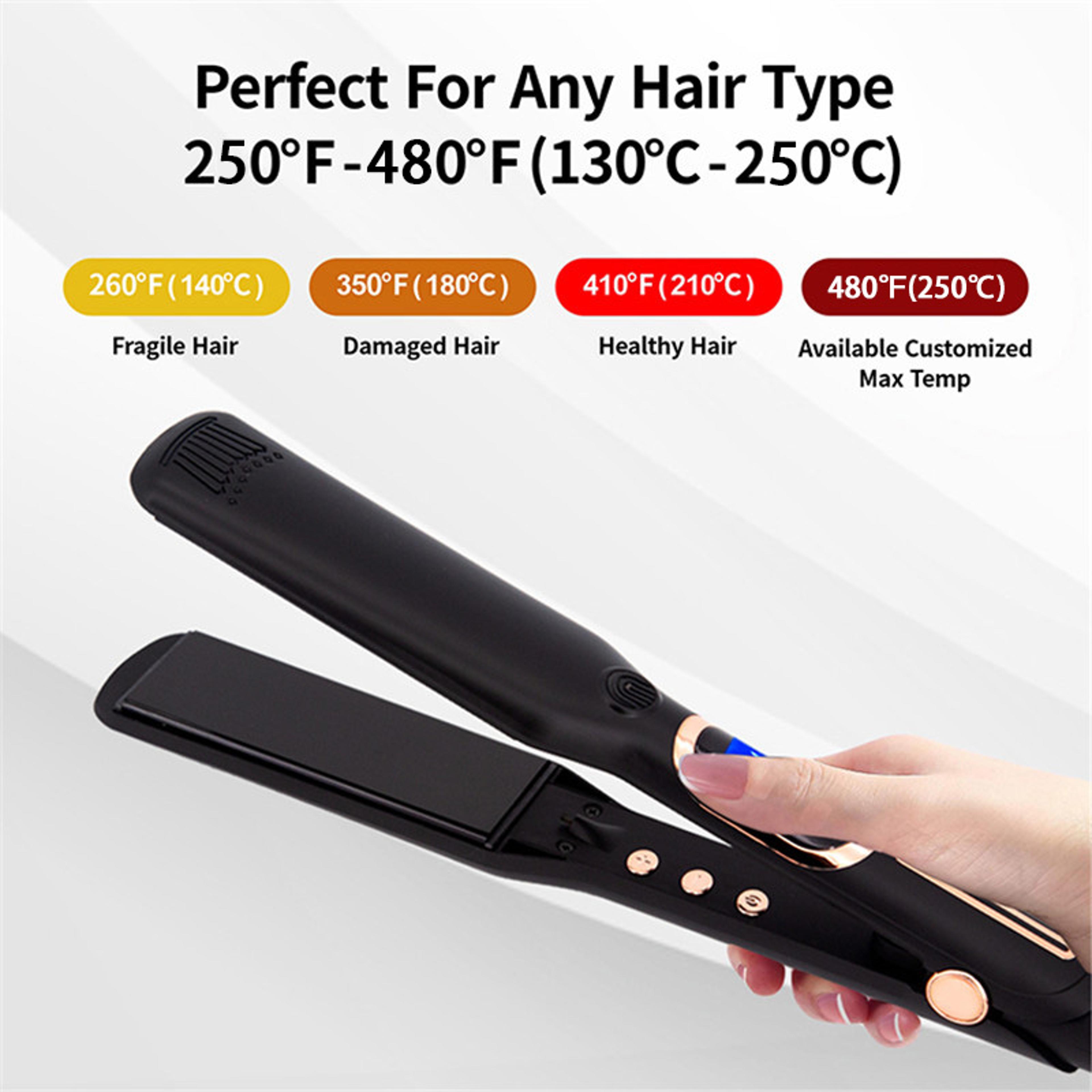 Professional Hair Straightener And Curler Flat Iron Fast Heating Dual Voltage Hair Styler 3