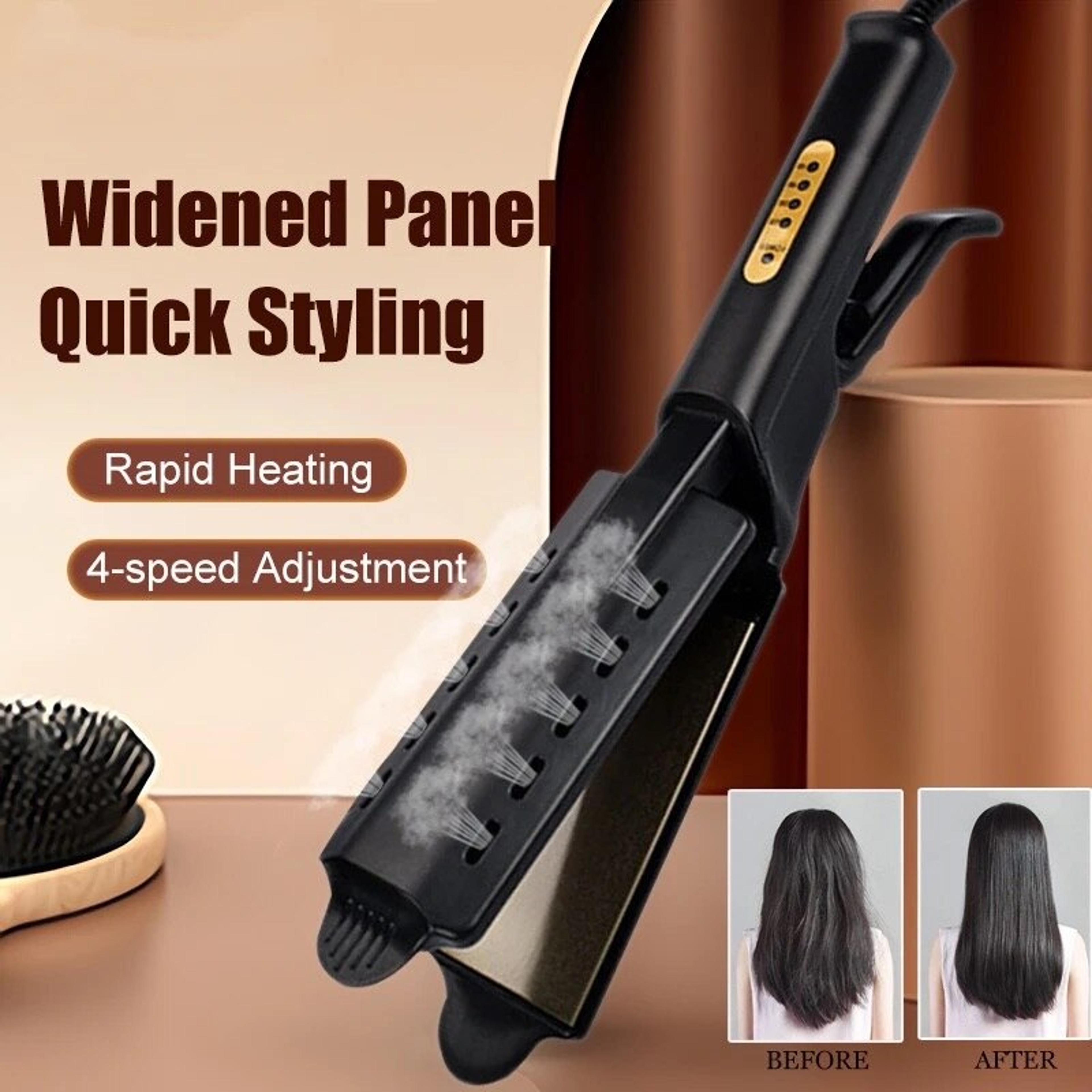 Mini Hair Straightener And Curler Portable Hair Styler With Heat Settings 2