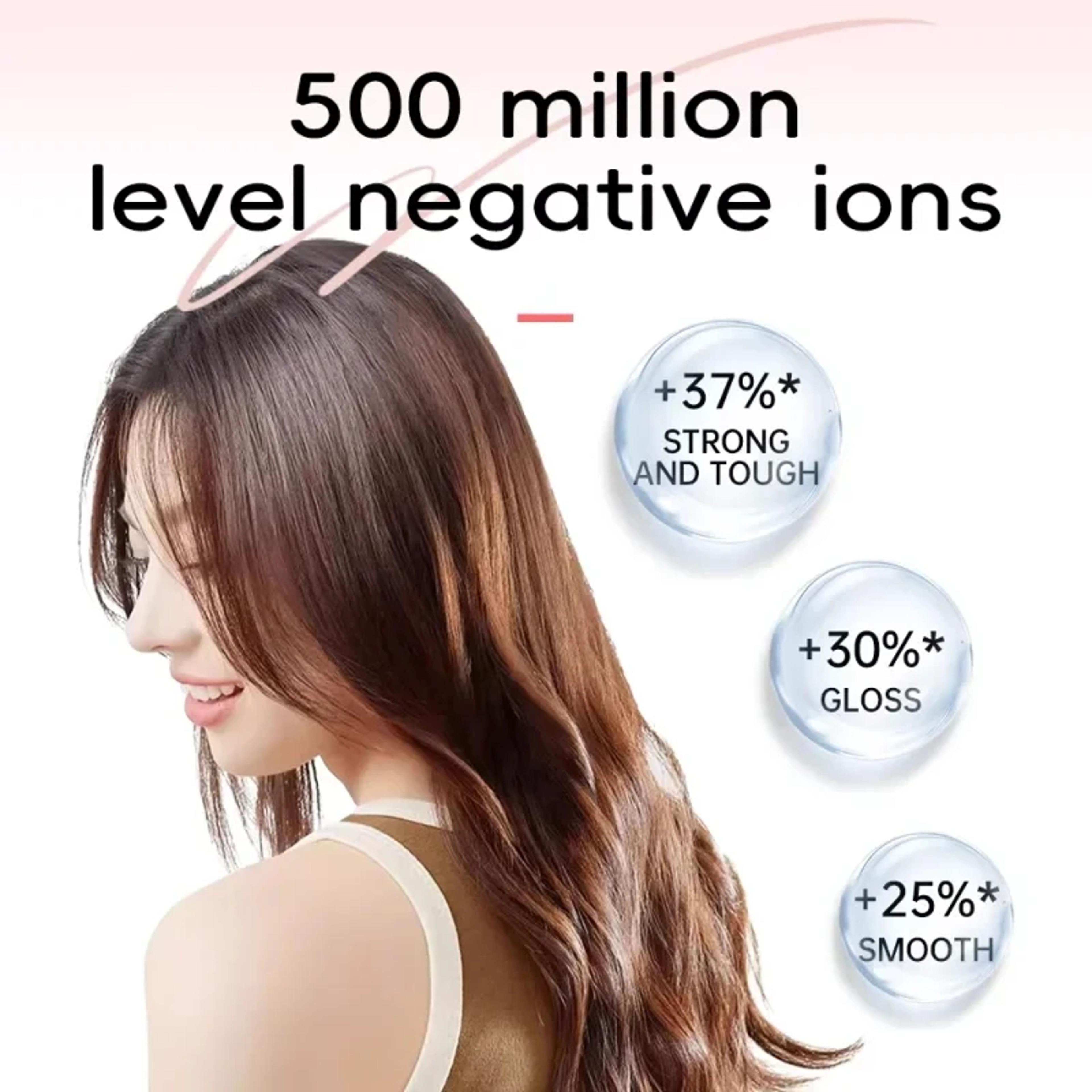 Hair Styler With Negative Ion Hair Dryer High Speed Hot Air Styling Brush 3