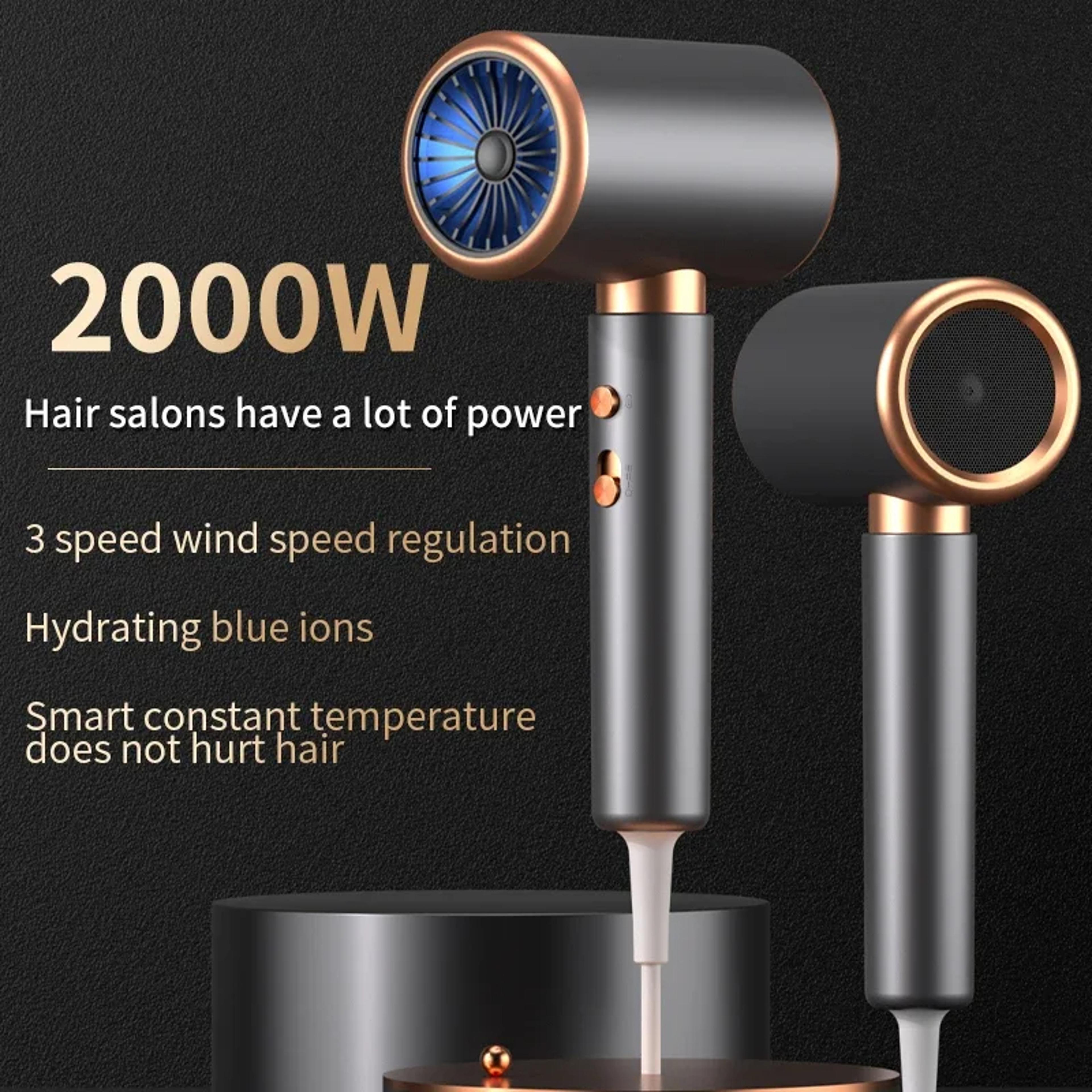 Professional Hair Dryer Ionic Fast Dry Hair Dryer With Hot  Cold Air 1