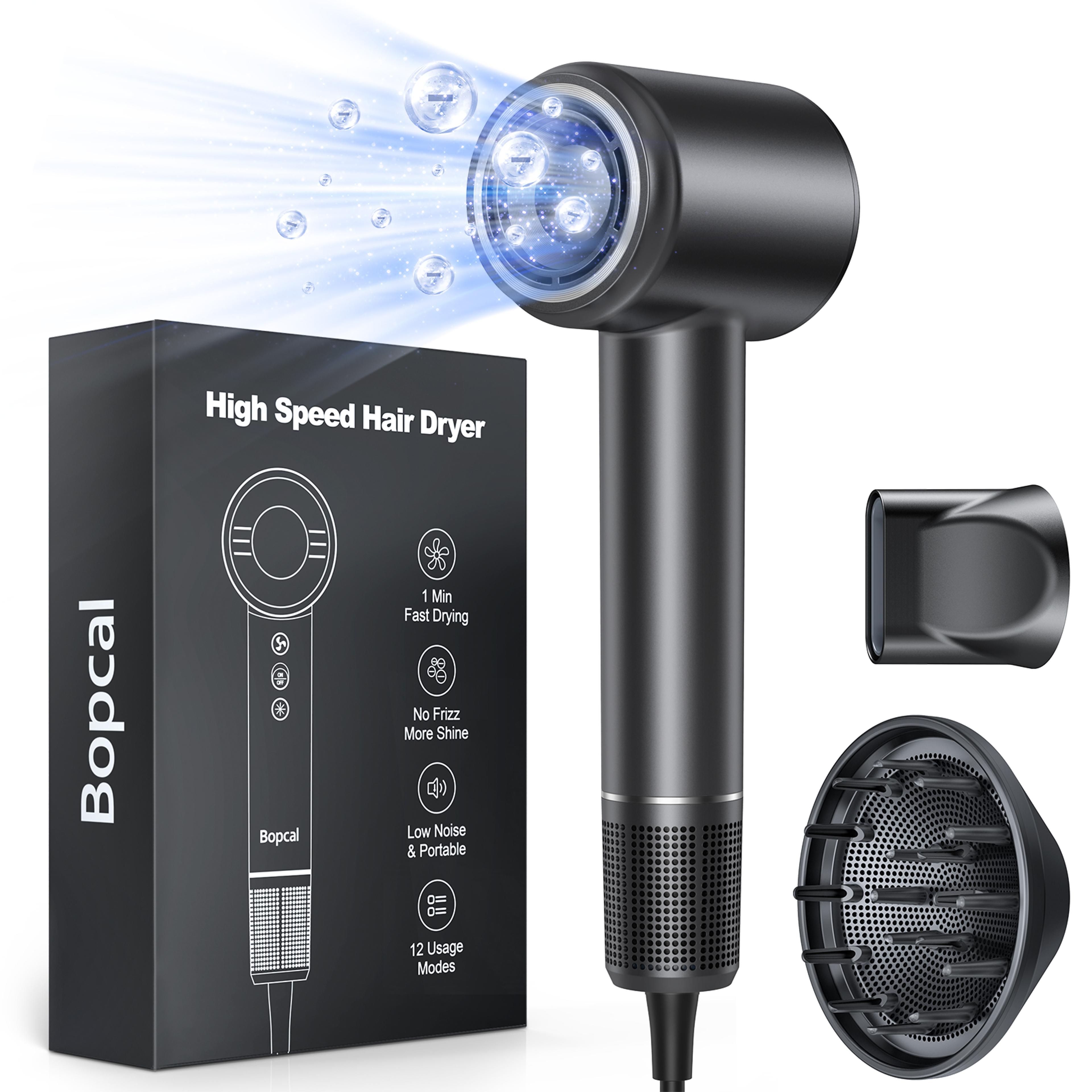 high speed ionic hair dryer with diffuser fast drying blow dryer