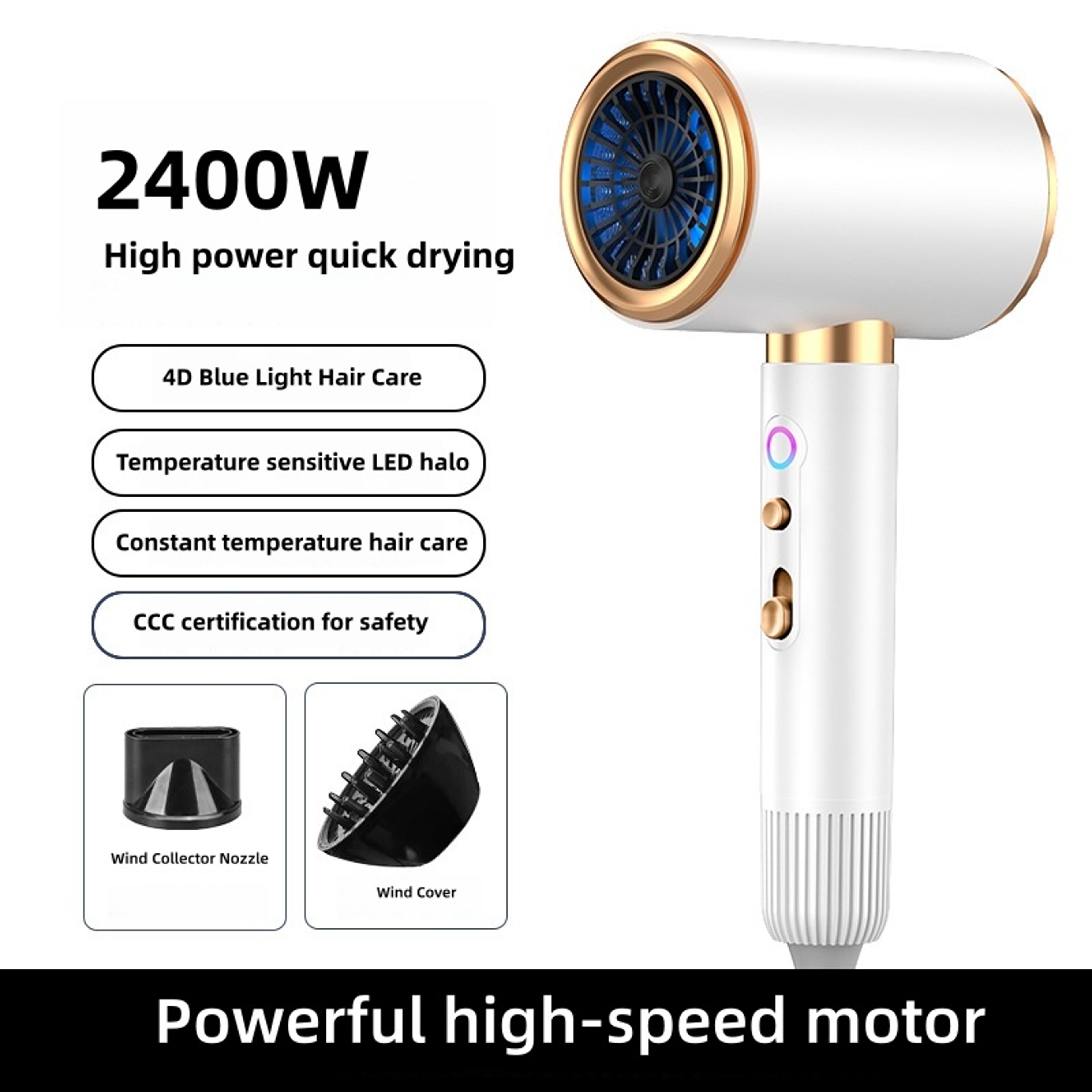 High Speed Hair Dryer With Negative Ion Technology For Fast Drying And Frizz Free Styling 0