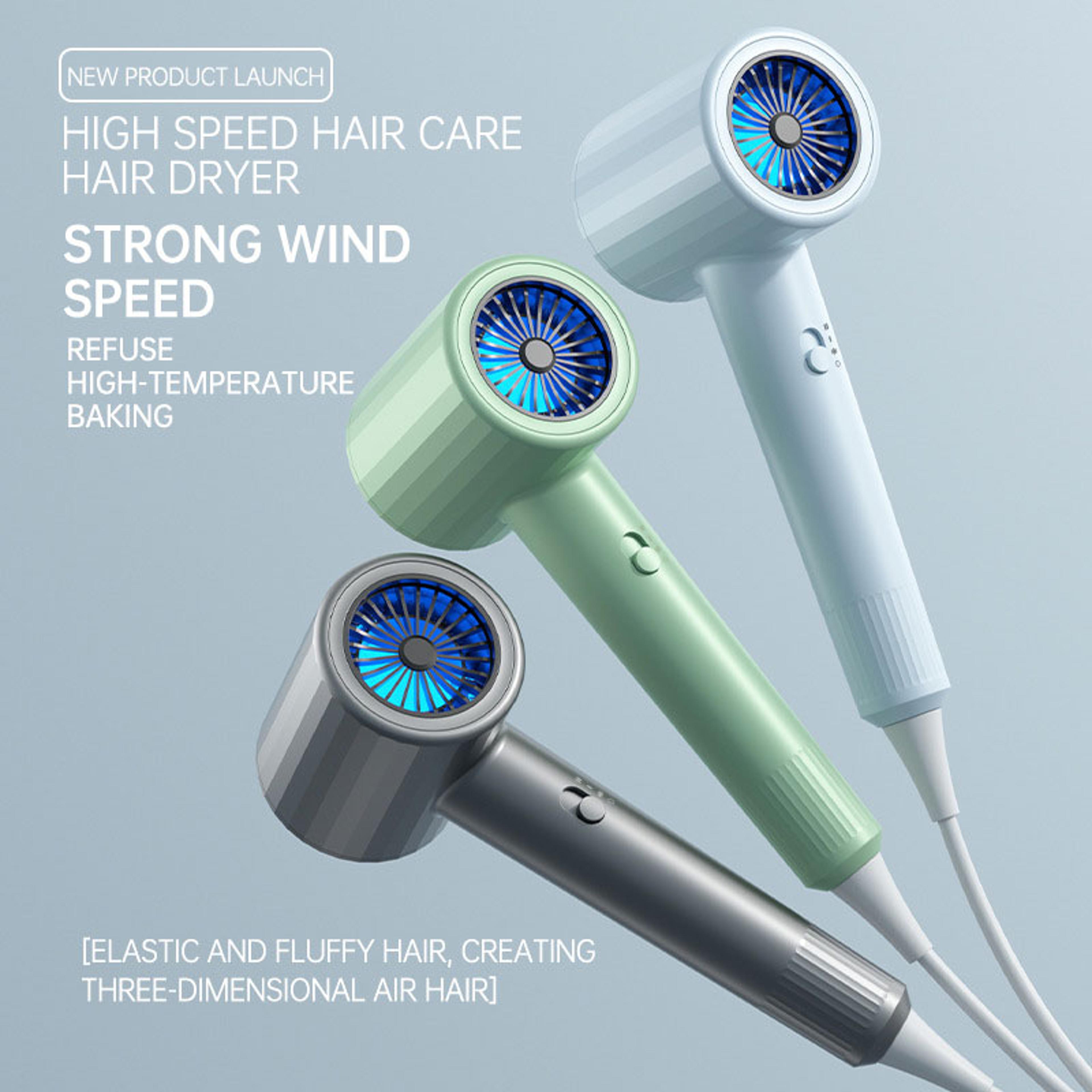 TurboFlow High Speed Hair Dryer Professional Fast Dry Blow Dryer With Constant Temperature Control 4